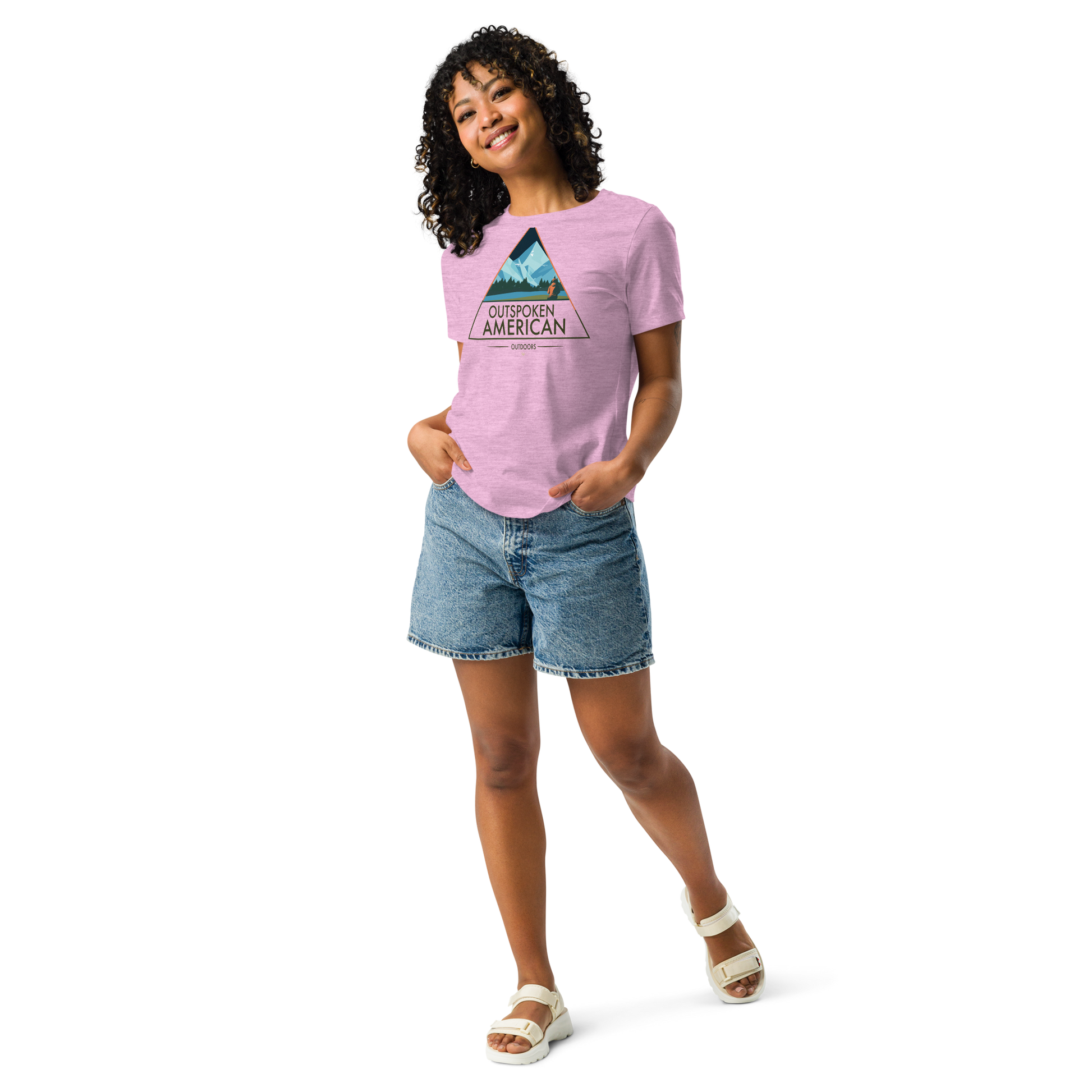 Outspoken American Outdoors (APPALACHIA Design) Women's Tee