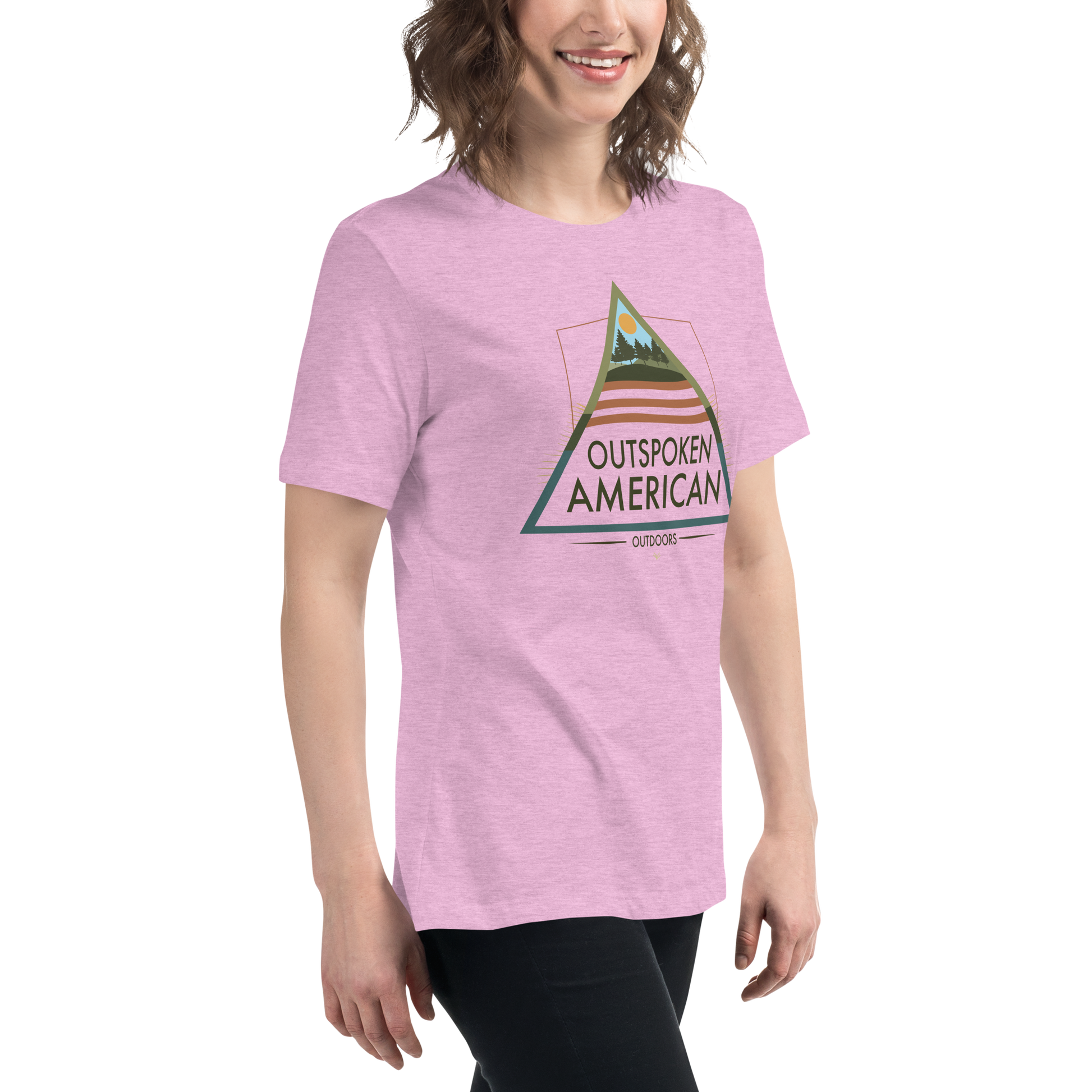 Outspoken American Outdoors (AUGUSTINE Design) Women's Tee