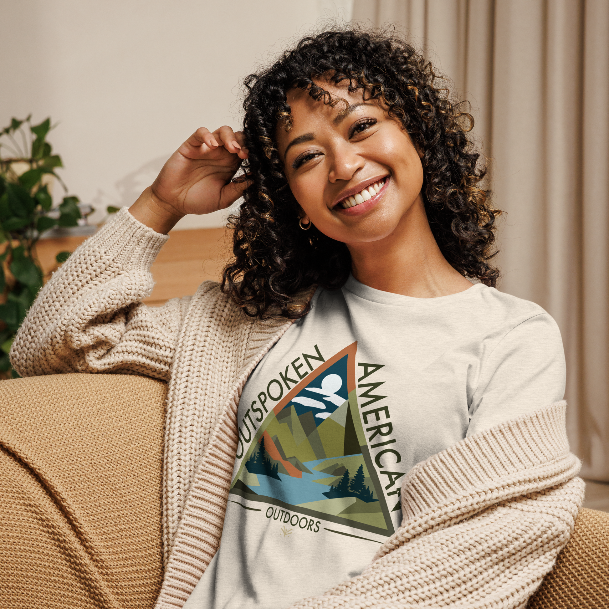 Outspoken American Outdoors (ROME Design) Women's Tee