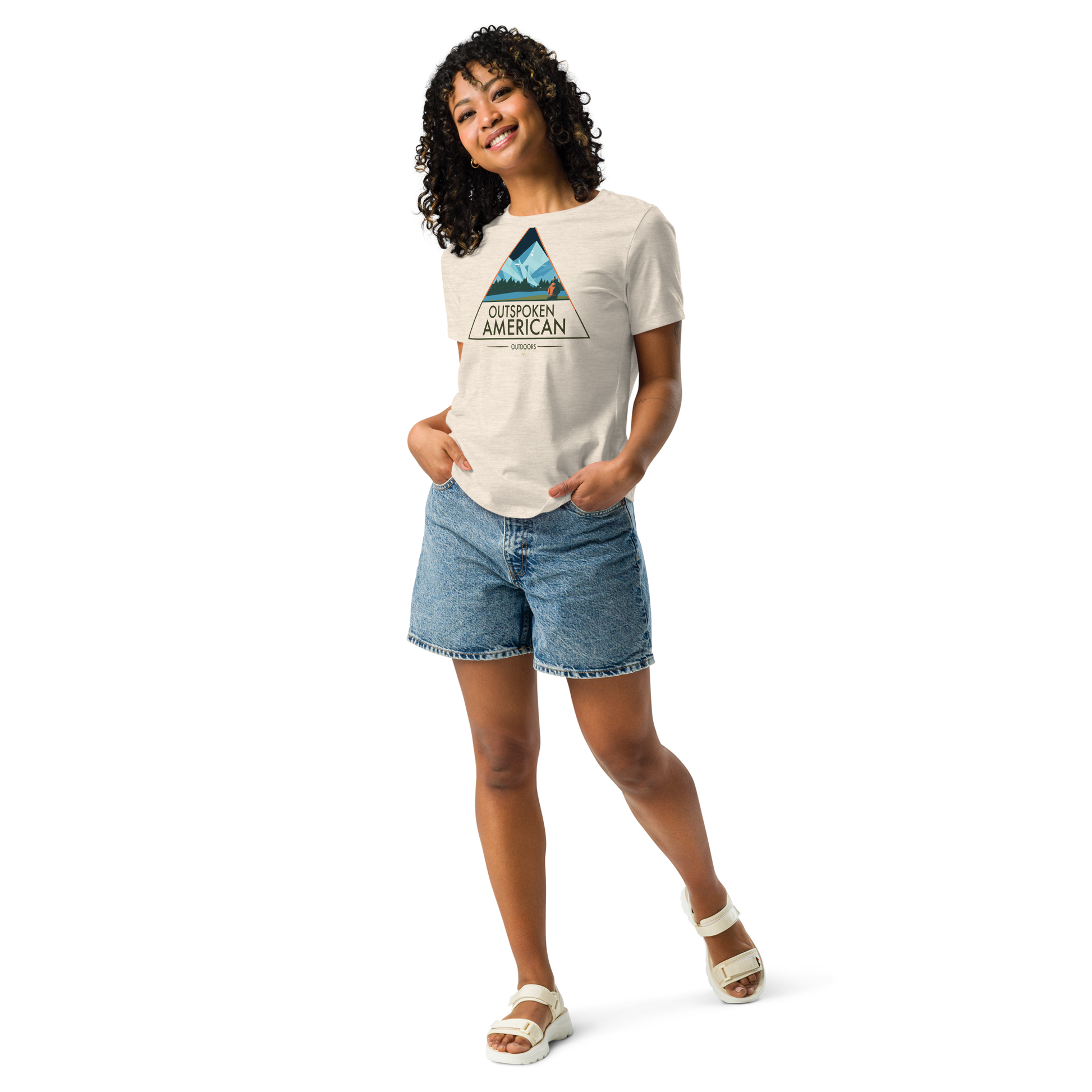 Outspoken American Outdoors (APPALACHIA Design) Women's Tee