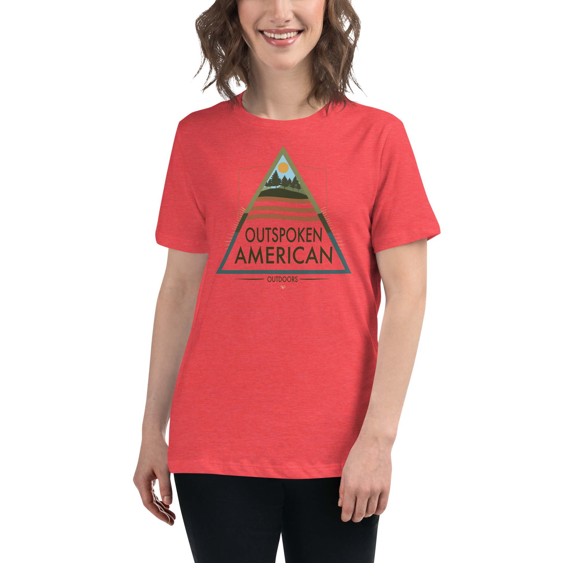 Outspoken American Outdoors (AUGUSTINE Design) Women's Tee