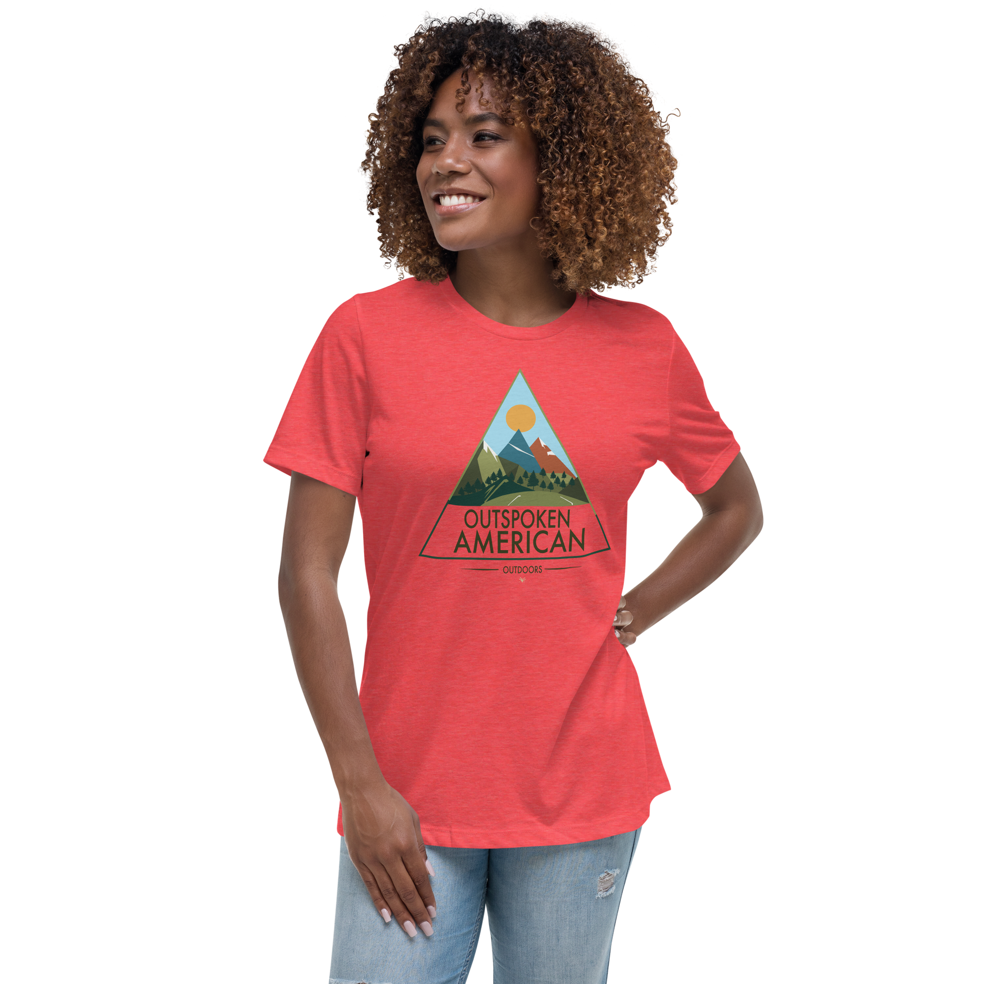 Outspoken American Outdoors (ROCKY Design) Women's Tee
