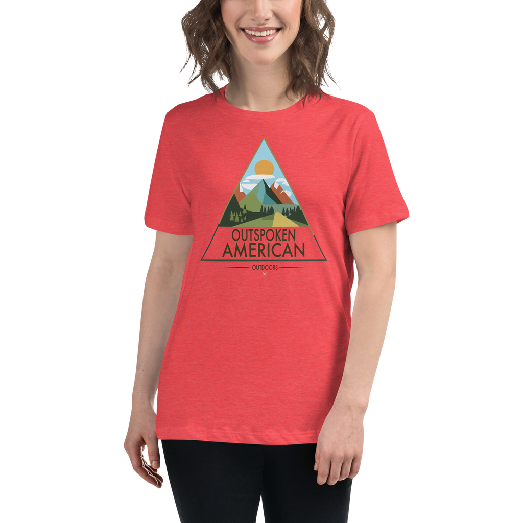 Outspoken American Outdoors (MONROE Design) Women's Tee