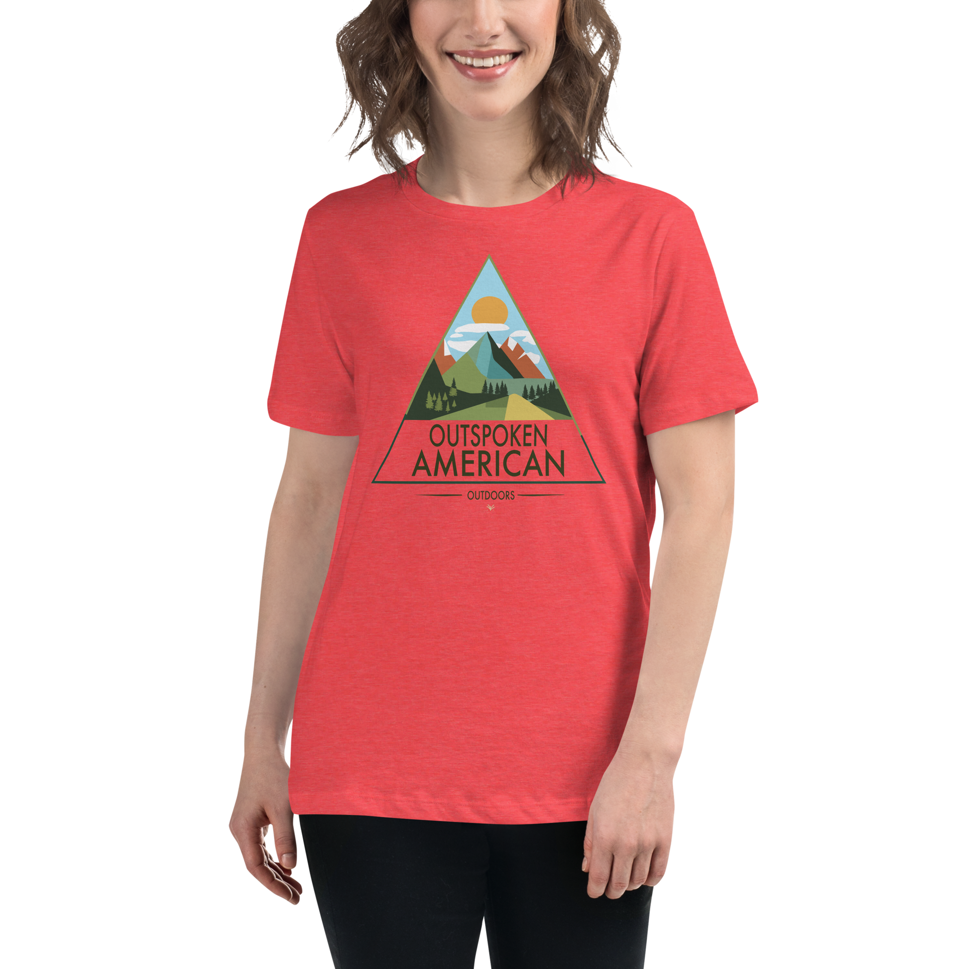 Outspoken American Outdoors (MONROE Design) Women's Tee
