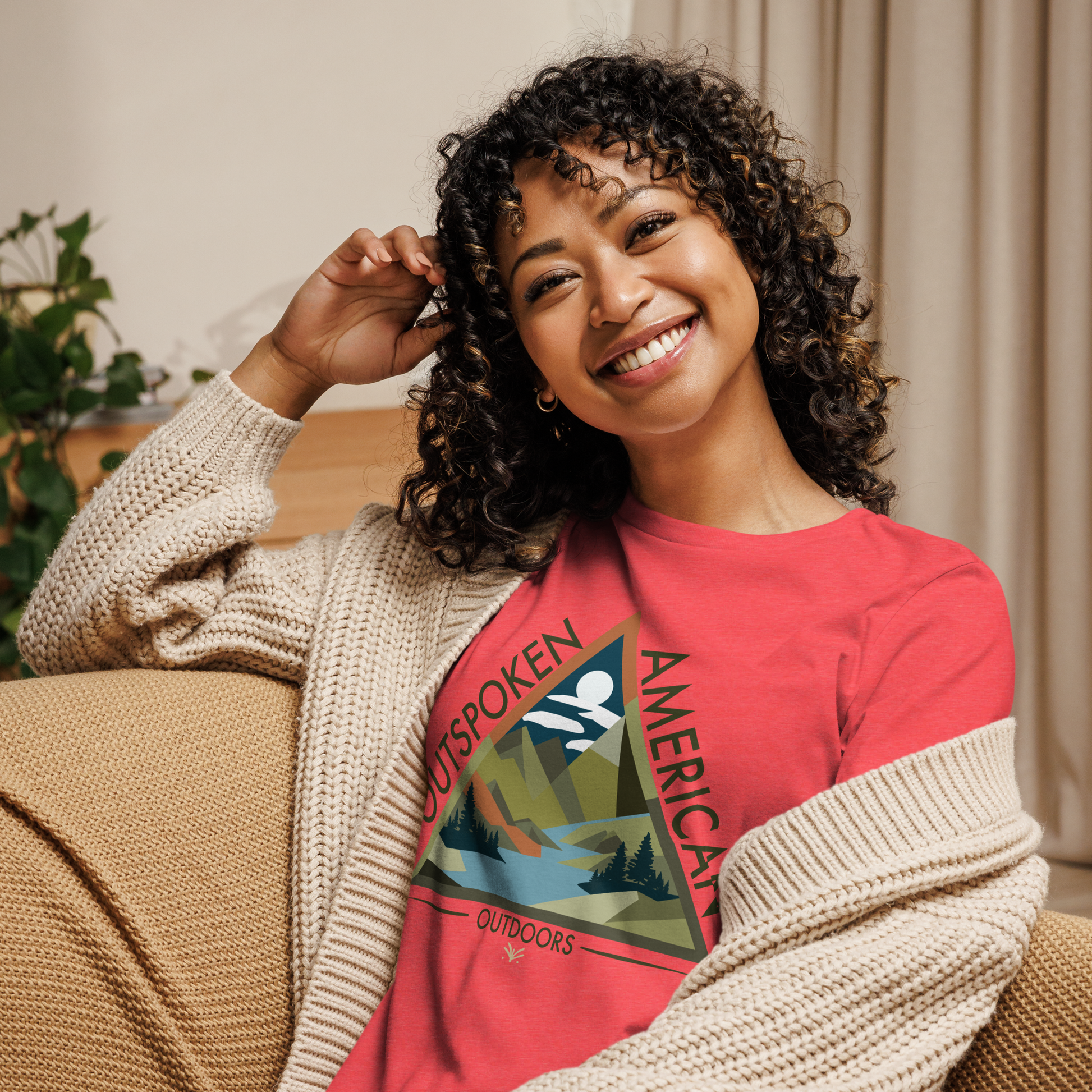 Outspoken American Outdoors (ROME Design) Women's Tee
