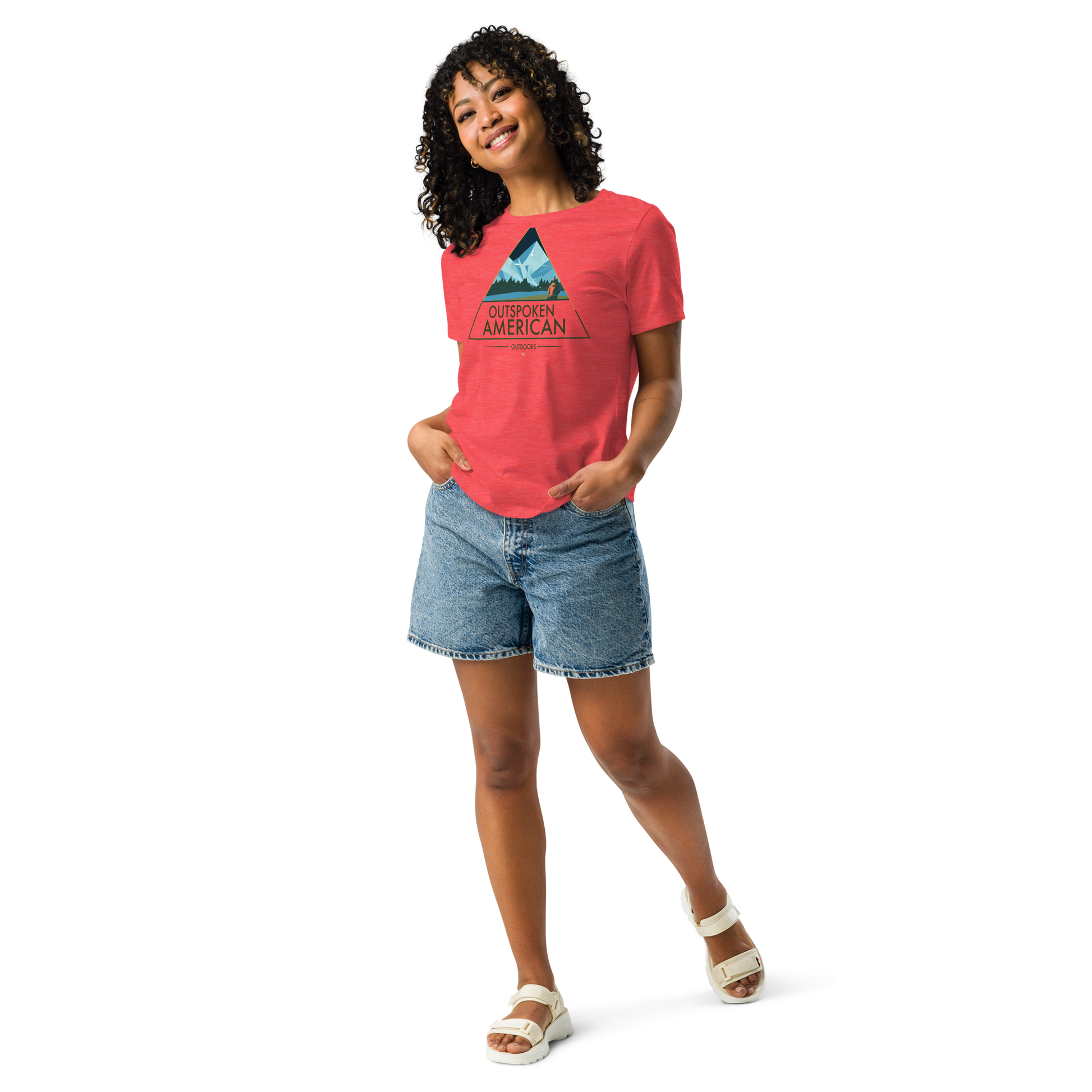 Outspoken American Outdoors (APPALACHIA Design) Women's Tee