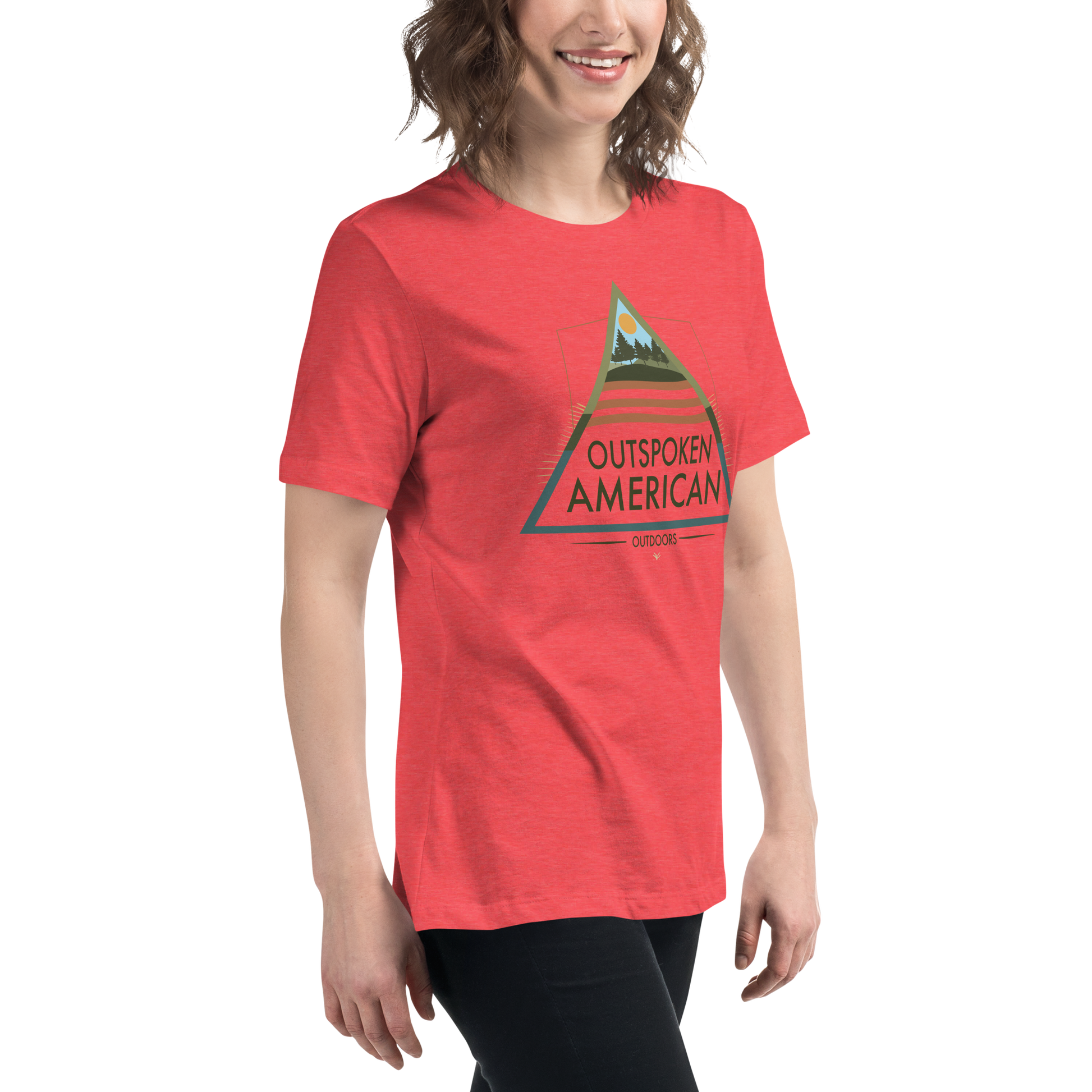 Outspoken American Outdoors (AUGUSTINE Design) Women's Tee