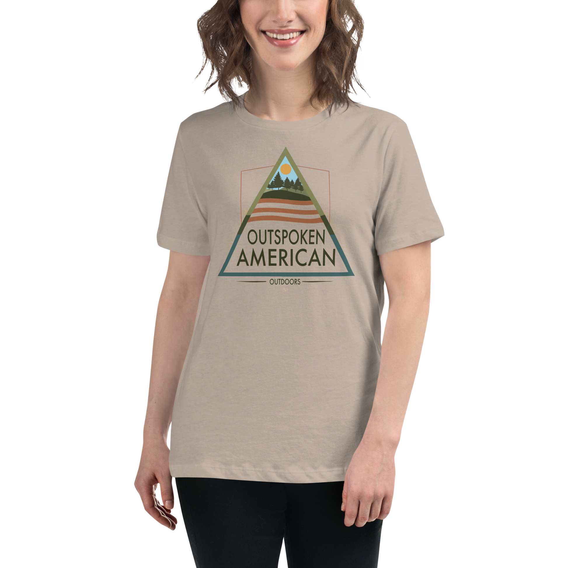 Outspoken American Outdoors (AUGUSTINE Design) Women's Tee