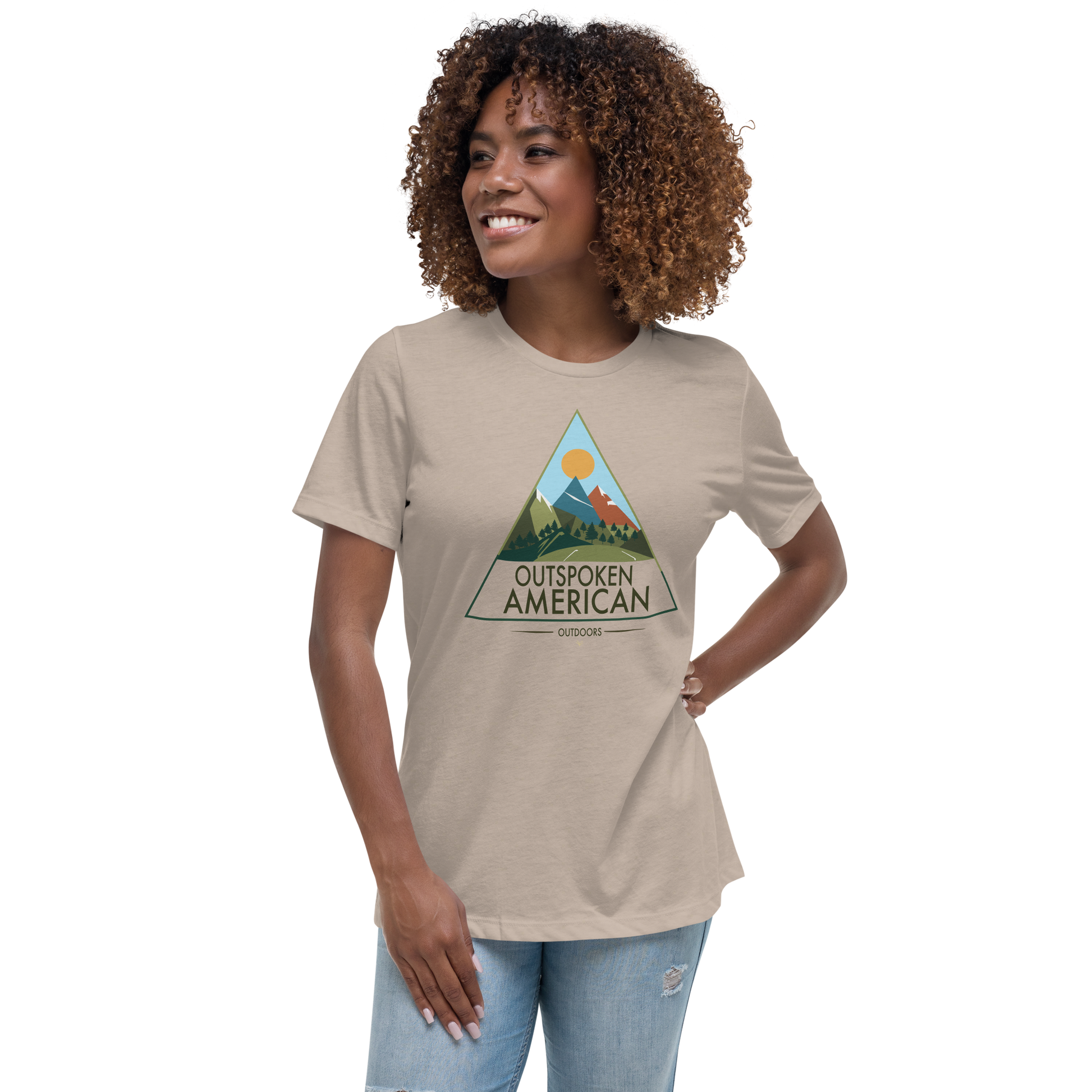 Outspoken American Outdoors (ROCKY Design) Women's Tee