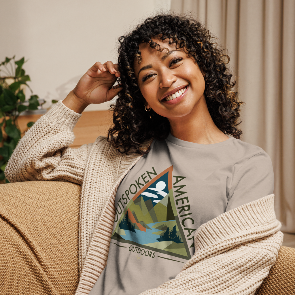Outspoken American Outdoors (ROME Design) Women's Tee