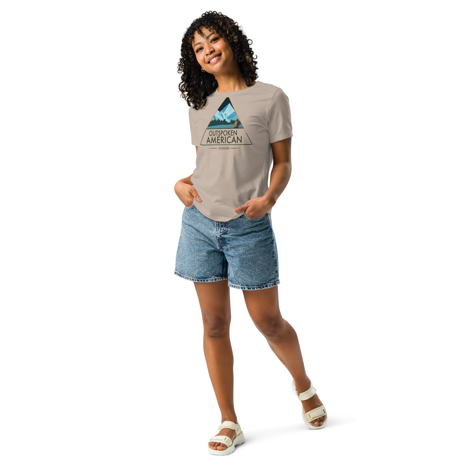 Outspoken American Outdoors (APPALACHIA Design) Women's Tee