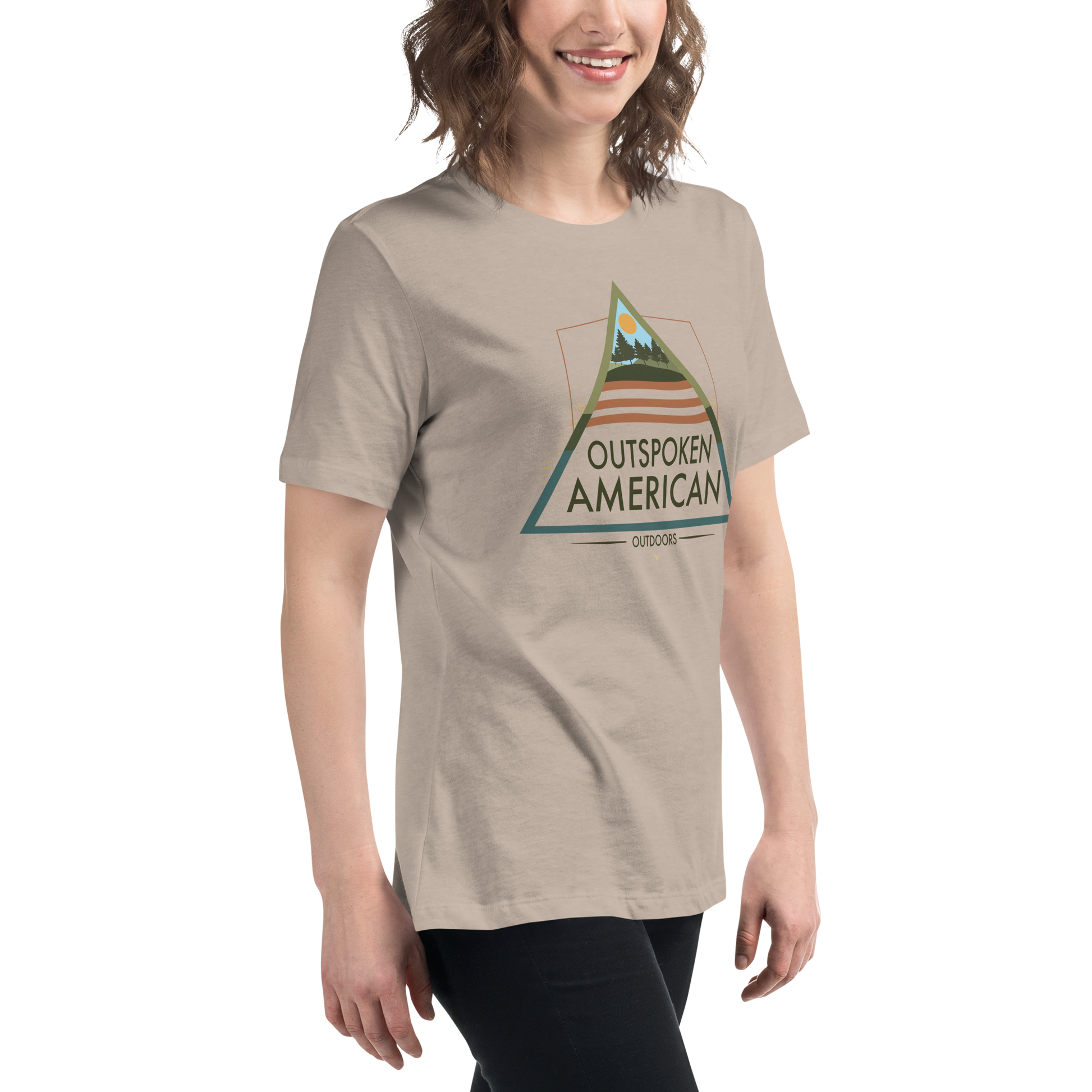 Outspoken American Outdoors (AUGUSTINE Design) Women's Tee
