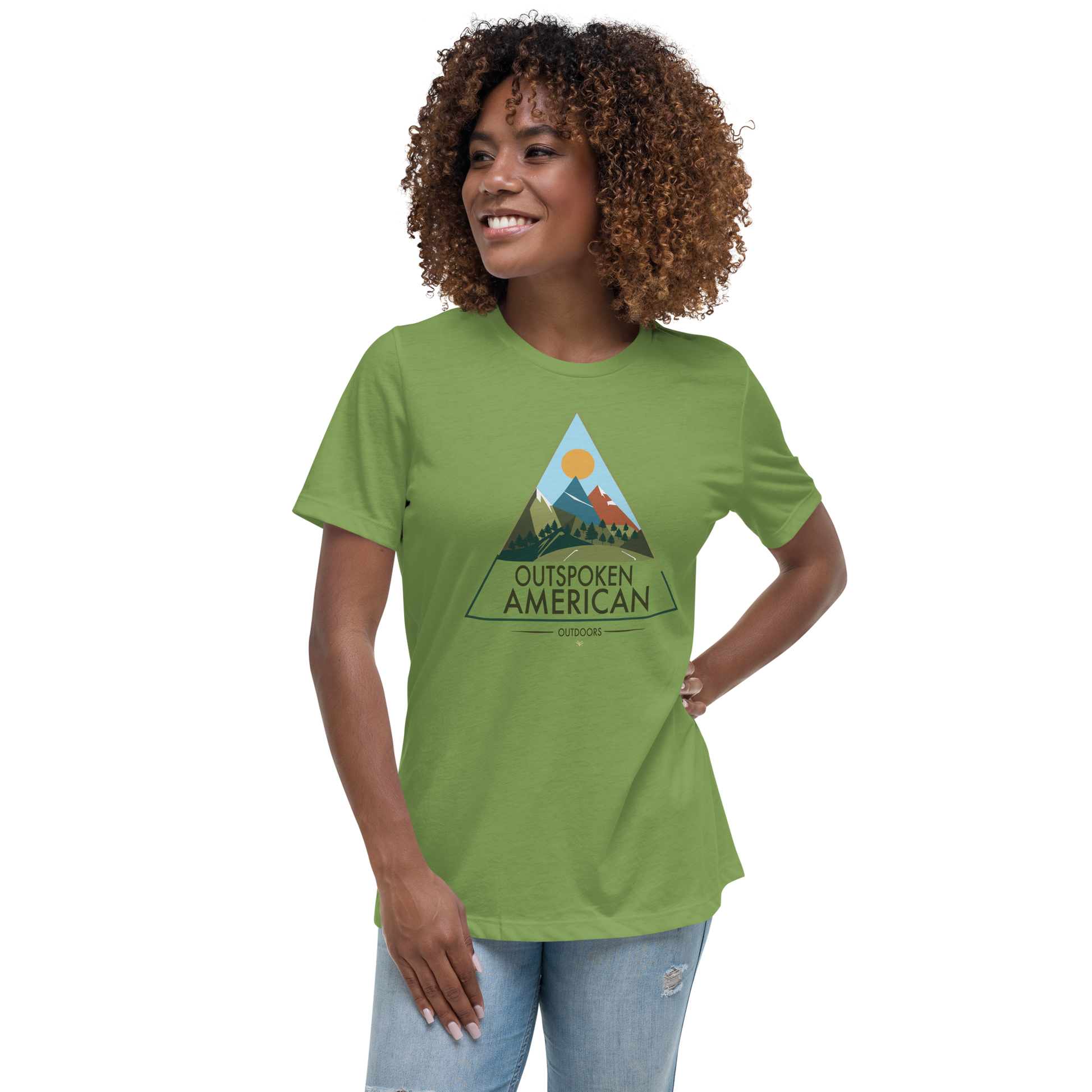 Outspoken American Outdoors (ROCKY Design) Women's Tee