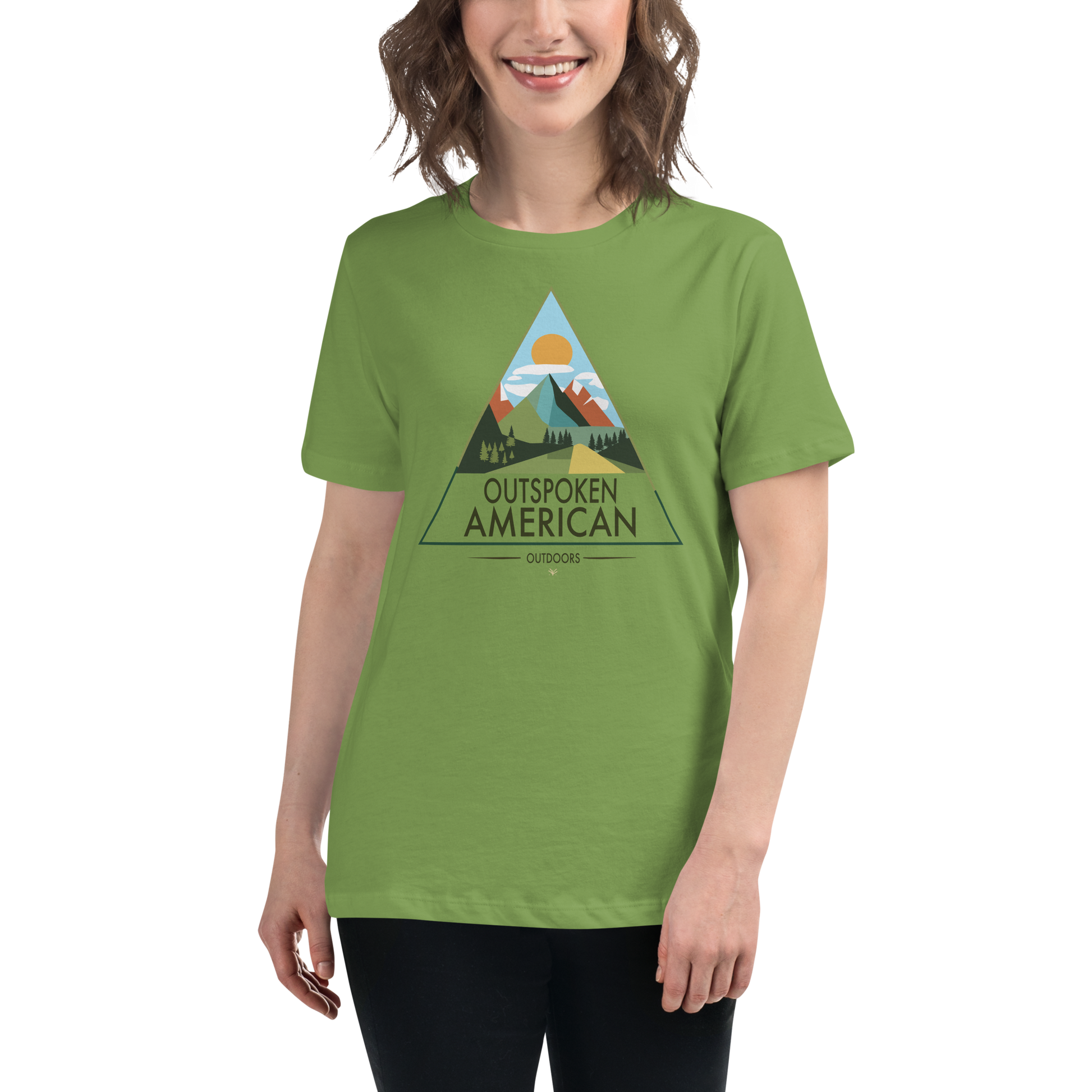 Outspoken American Outdoors (MONROE Design) Women's Tee