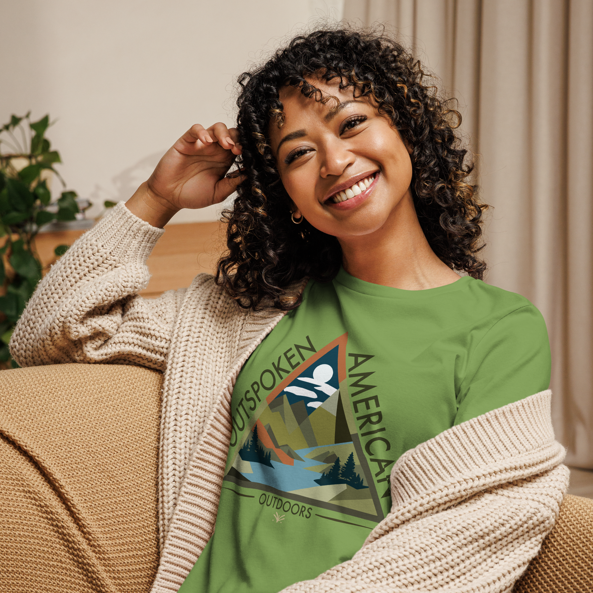 Outspoken American Outdoors (ROME Design) Women's Tee