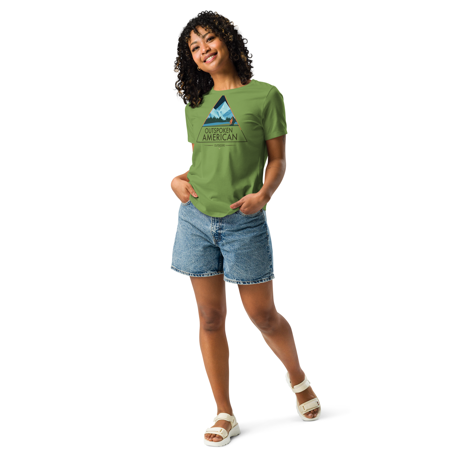 Outspoken American Outdoors (APPALACHIA Design) Women's Tee