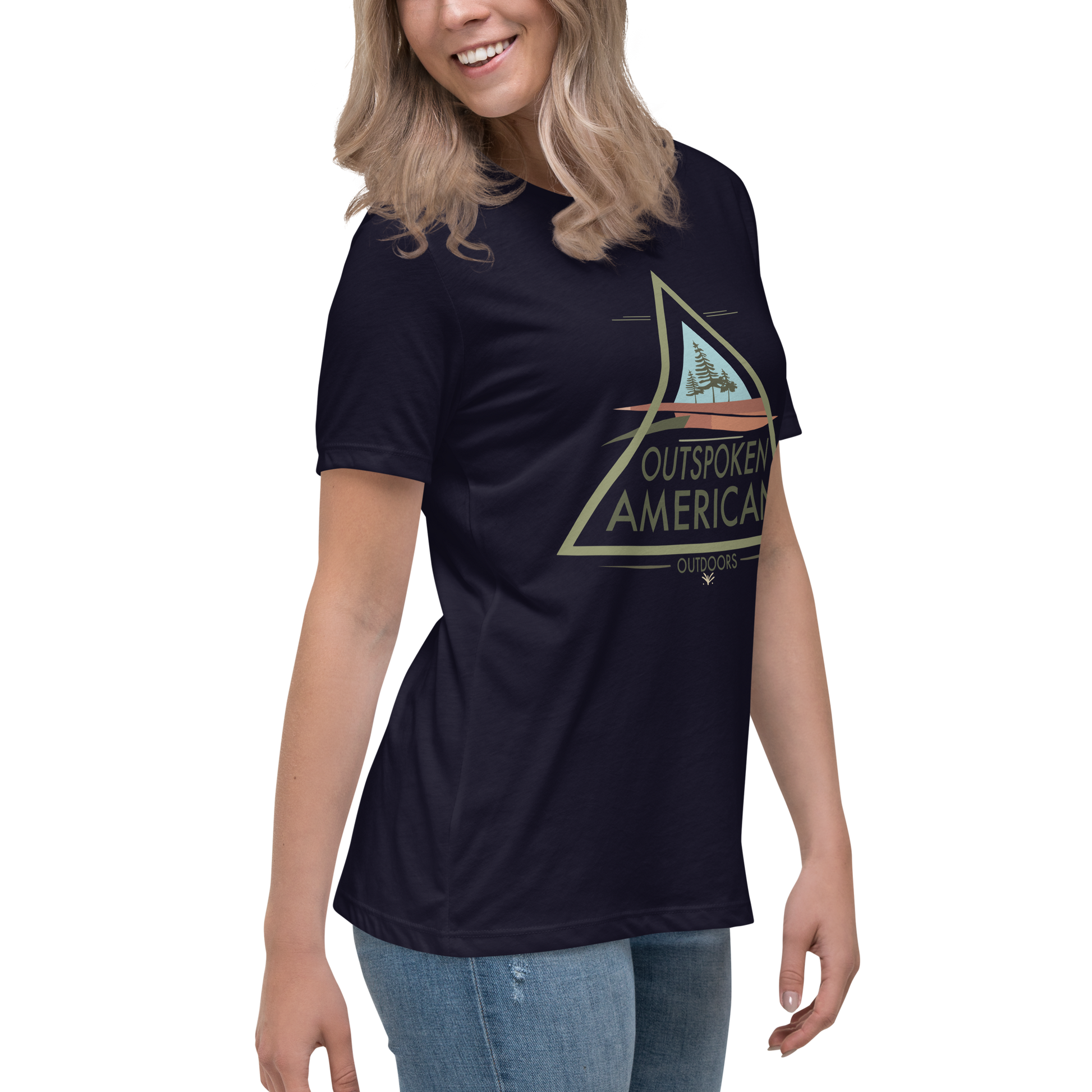 Outspoken American Outdoors (SUMTER Design) Women's Tee
