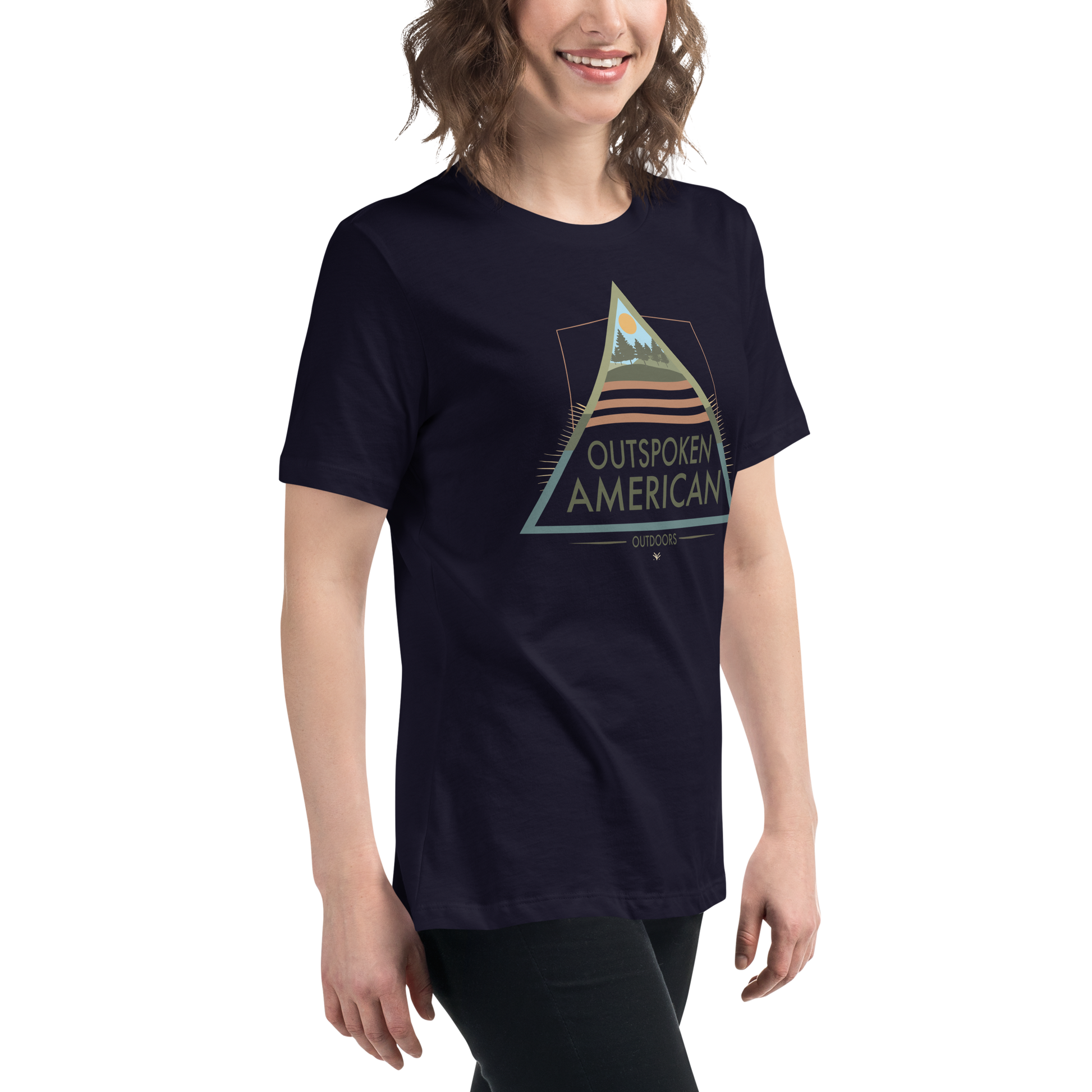 Outspoken American Outdoors (AUGUSTINE Design) Women's Tee