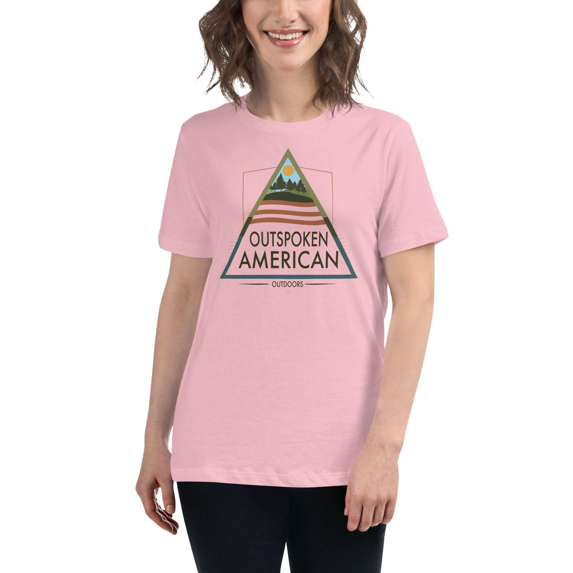 Outspoken American Outdoors (AUGUSTINE Design) Women's Tee