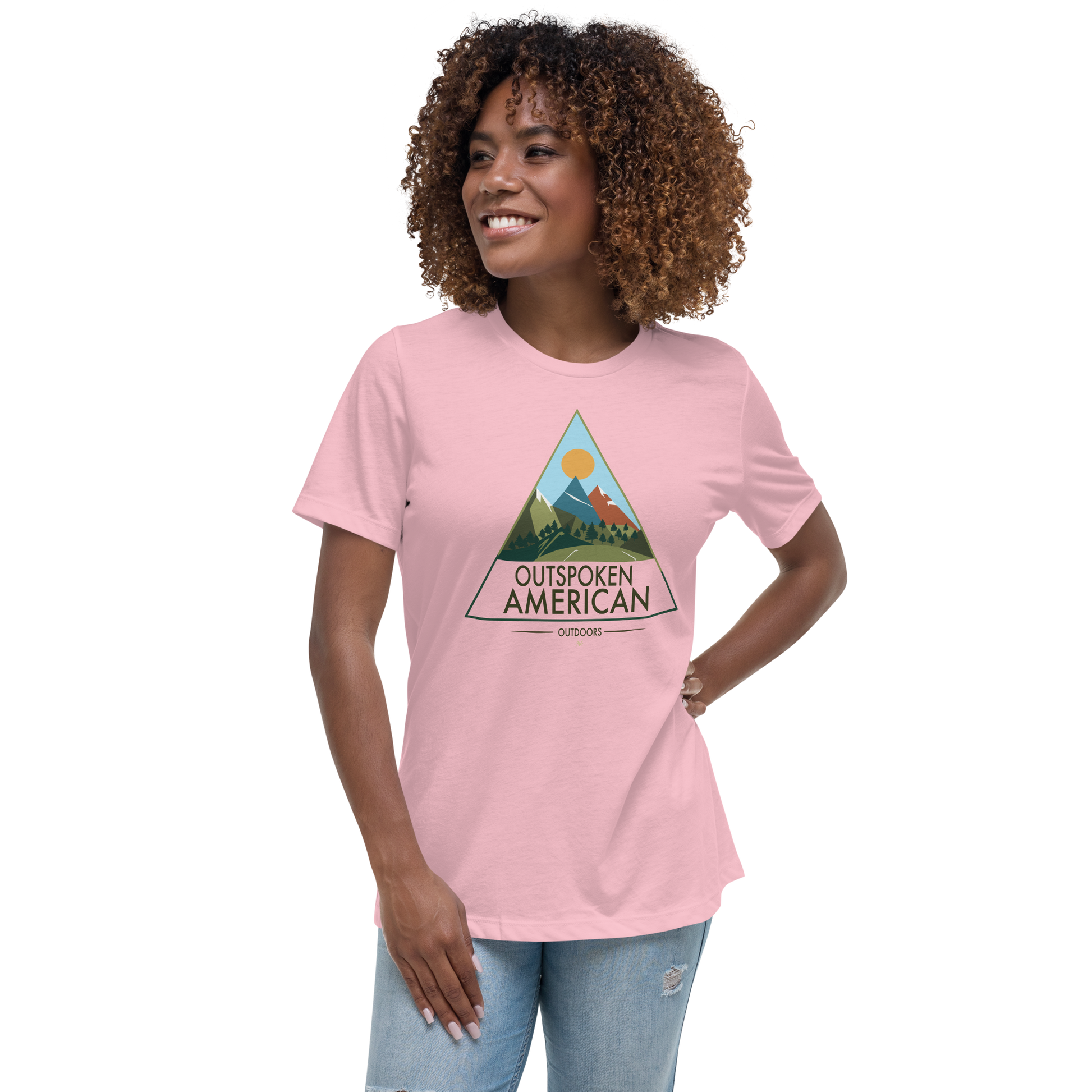 Outspoken American Outdoors (ROCKY Design) Women's Tee