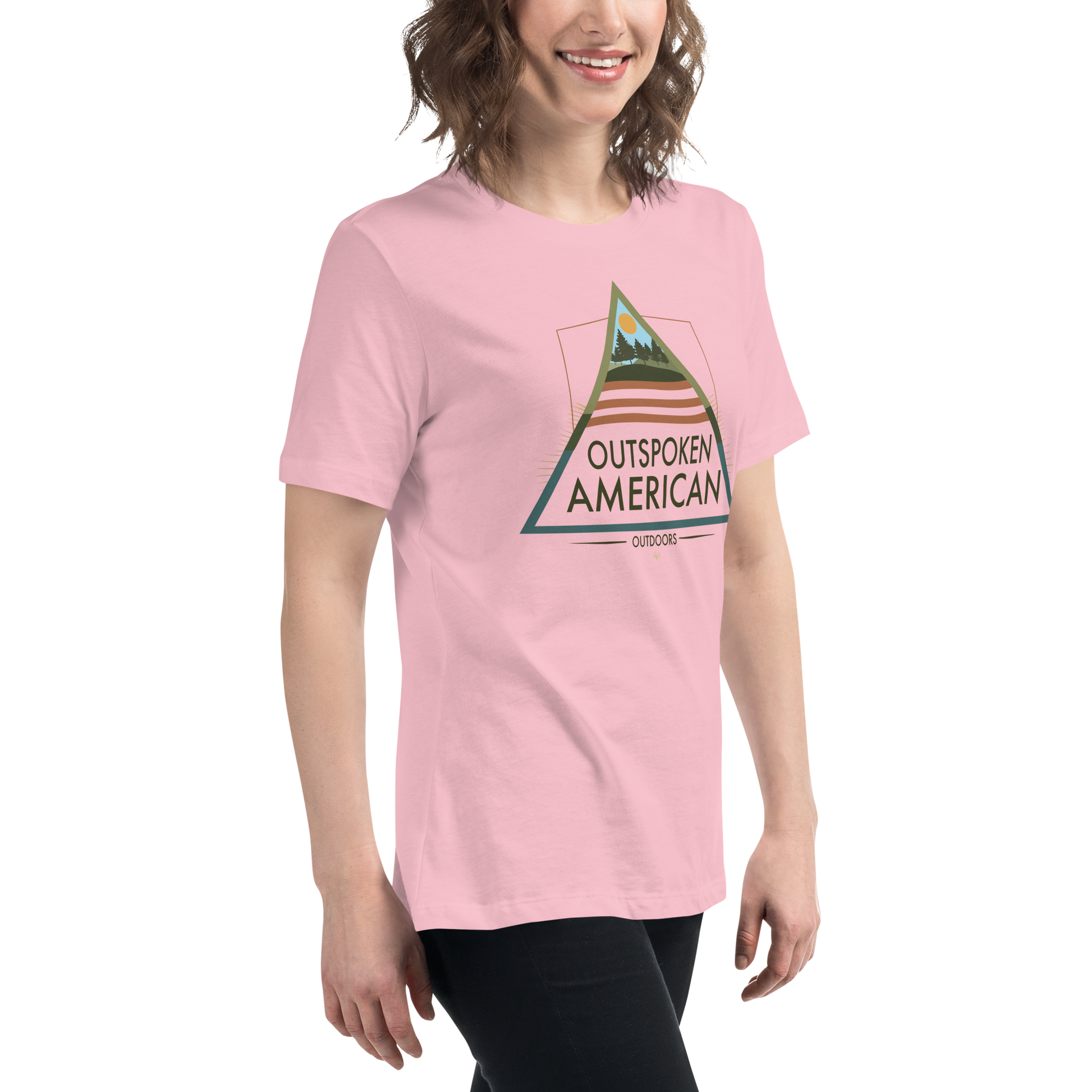 Outspoken American Outdoors (AUGUSTINE Design) Women's Tee