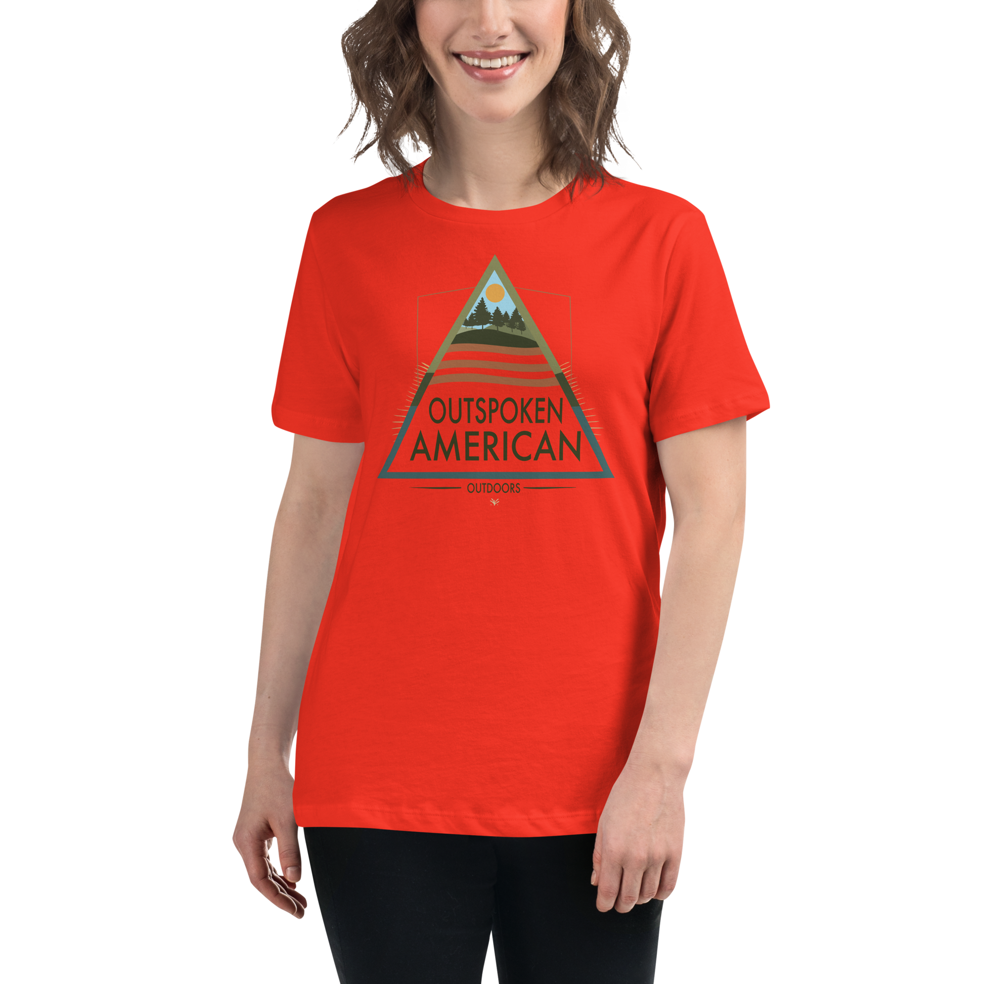 Outspoken American Outdoors (AUGUSTINE Design) Women's Tee