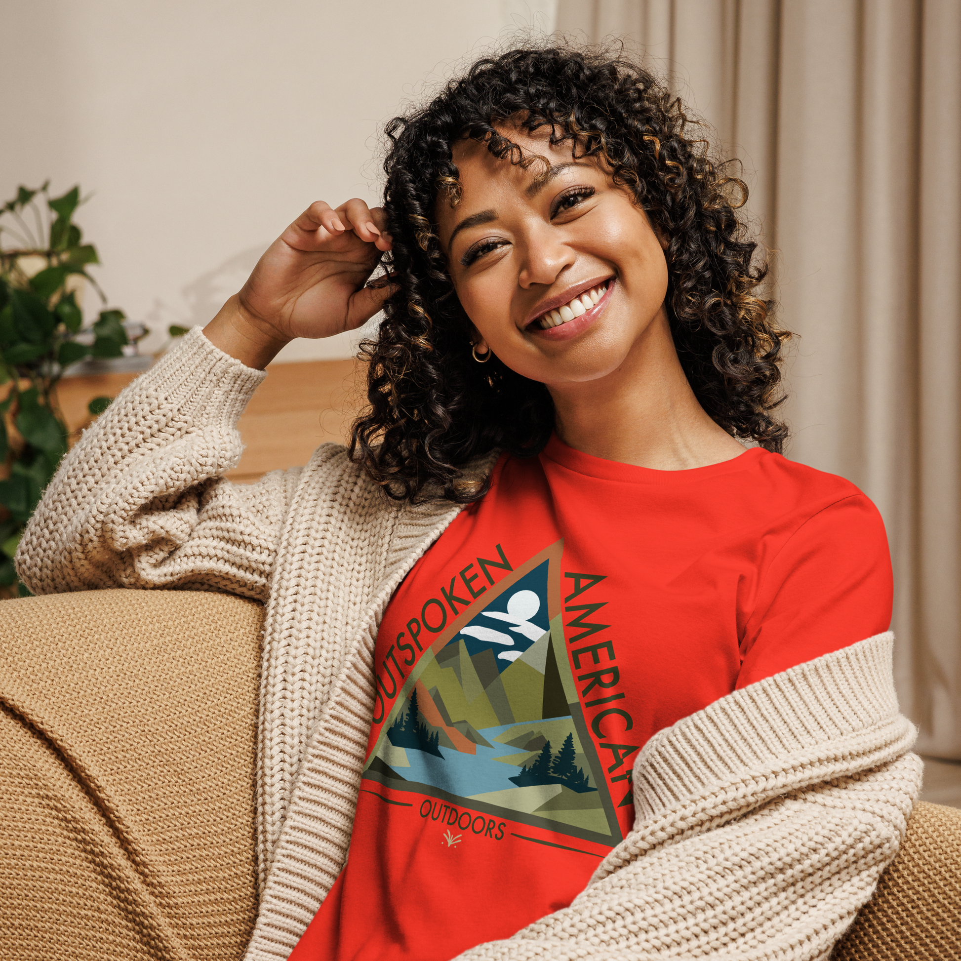 Outspoken American Outdoors (ROME Design) Women's Tee