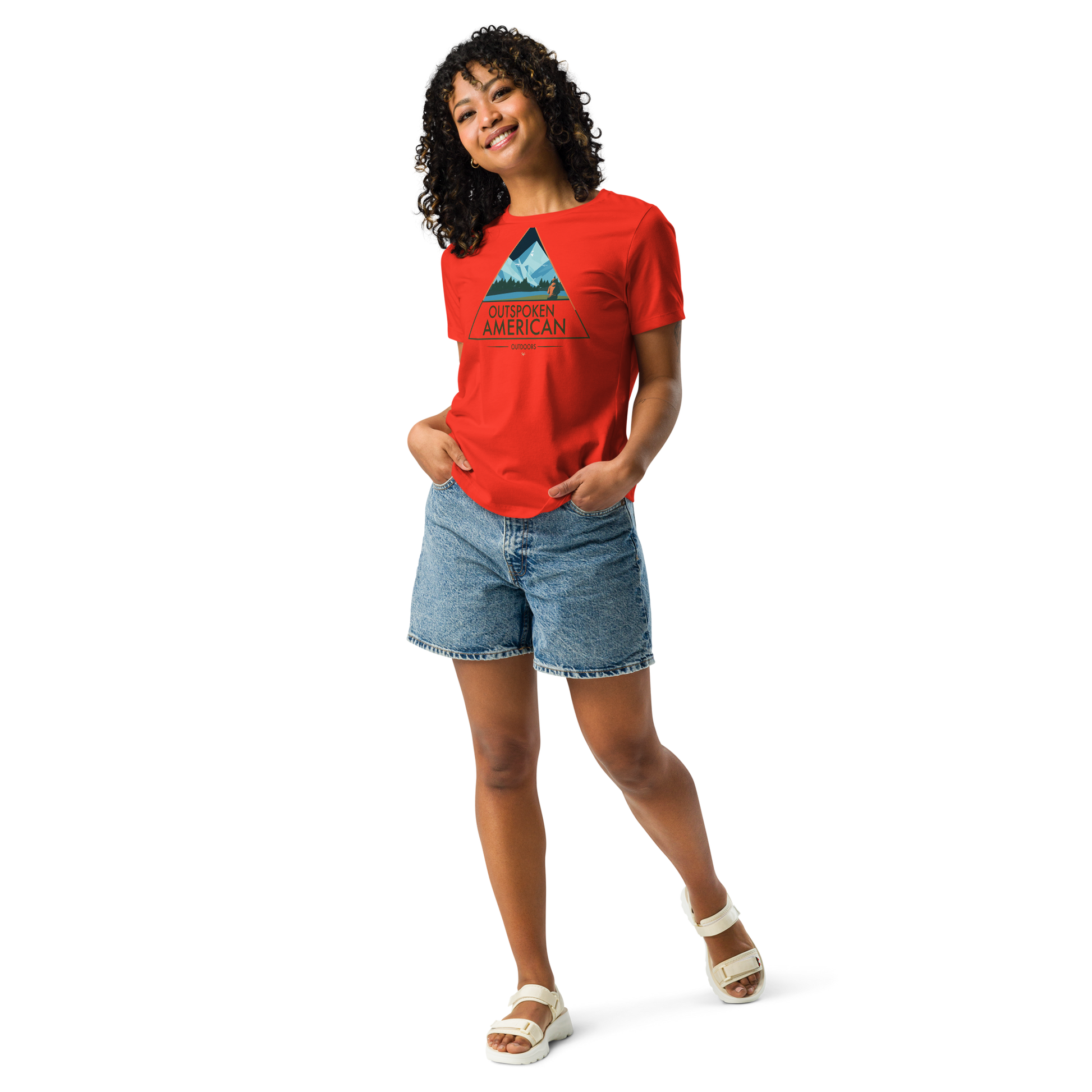 Outspoken American Outdoors (APPALACHIA Design) Women's Tee