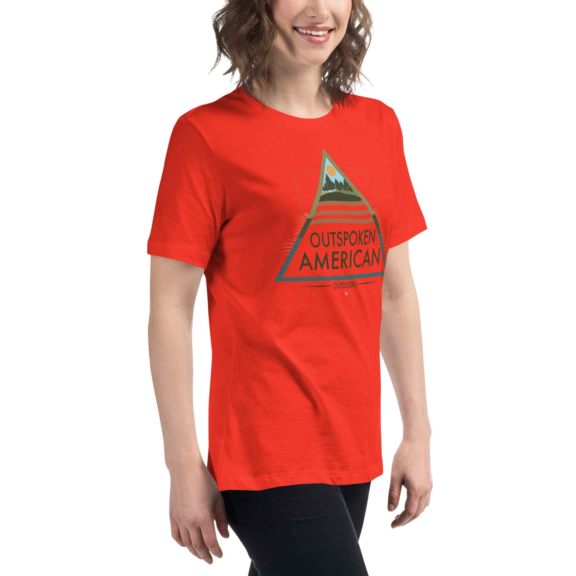 Outspoken American Outdoors (AUGUSTINE Design) Women's Tee