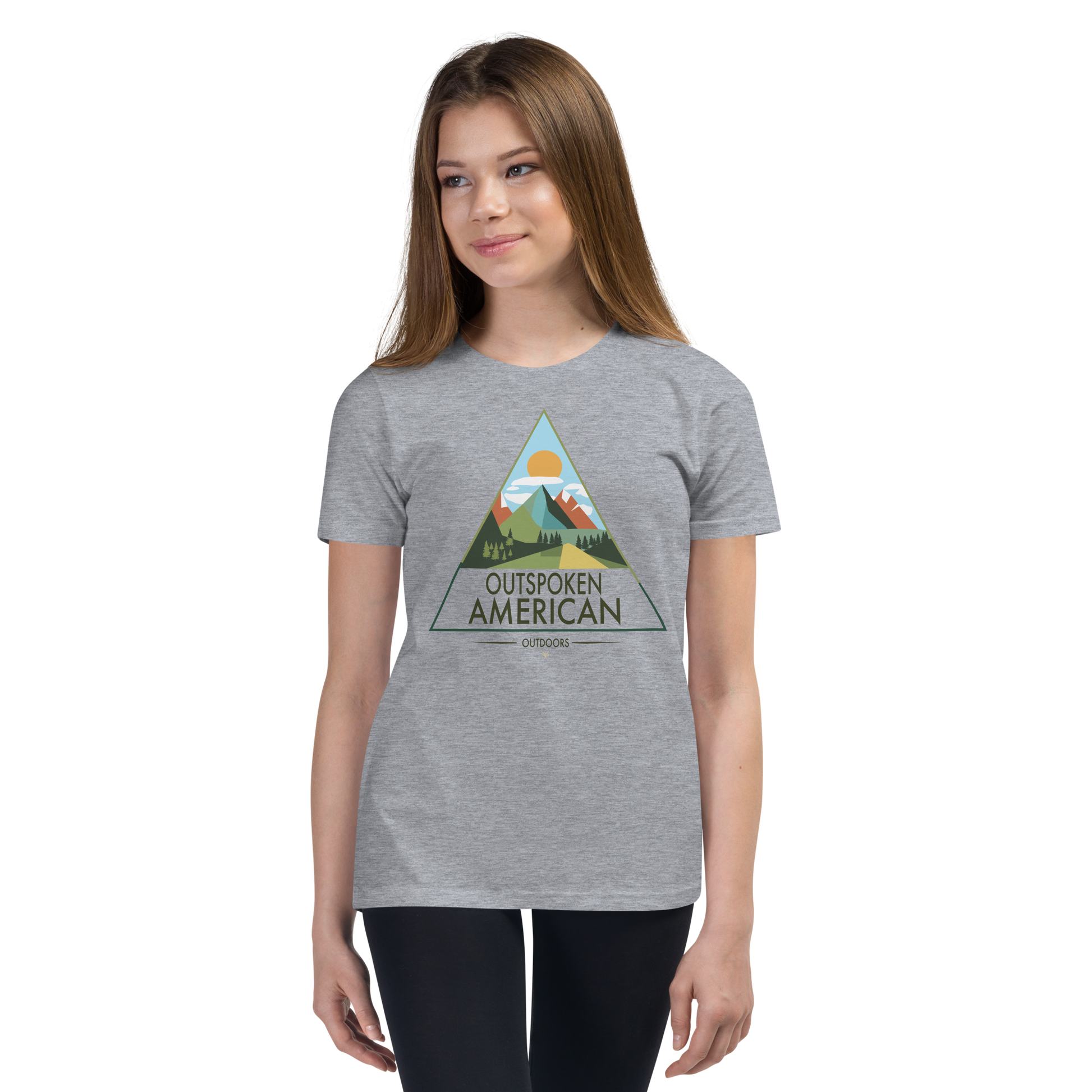 Outspoken American Outdoors (MONROE Design) Youth Tee