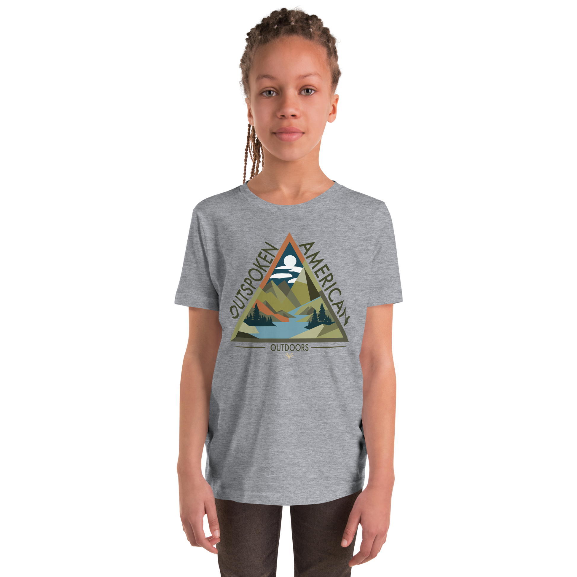 Outspoken American Outdoors (ROME Design) Youth Tee