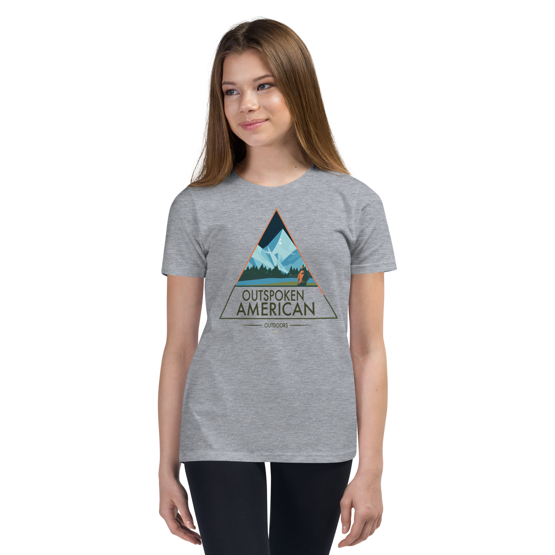 Outspoken American Outdoors (APPALACHIA Design) Youth Tee