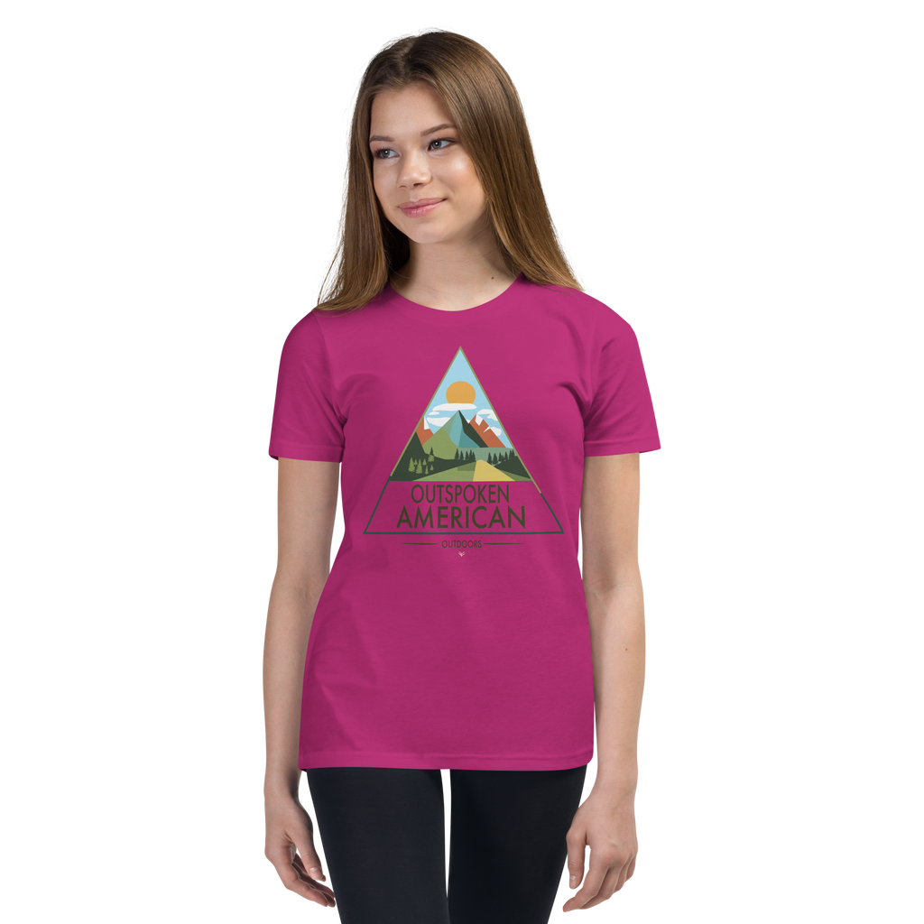 Outspoken American Outdoors (MONROE Design) Youth Tee