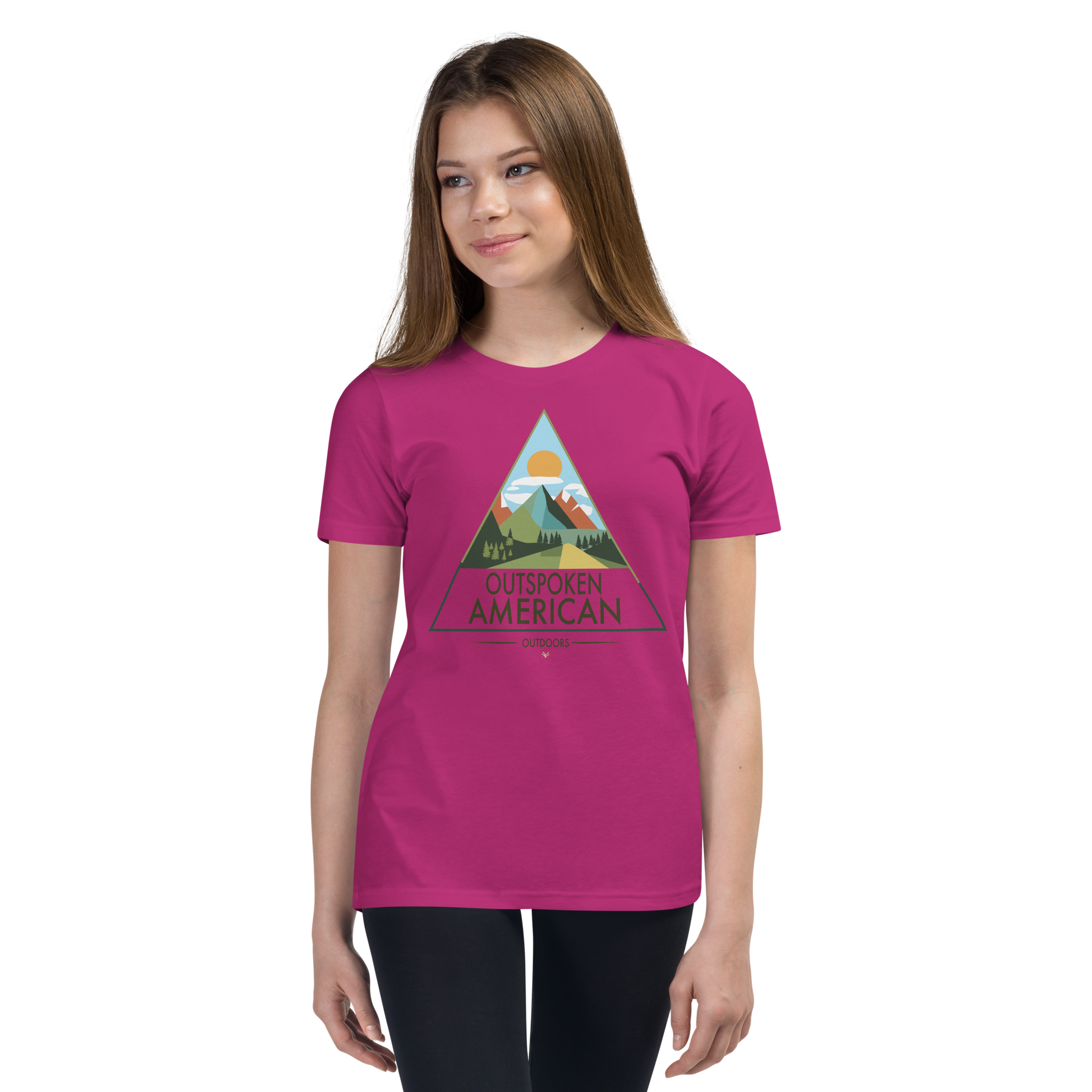 Outspoken American Outdoors (MONROE Design) Youth Tee