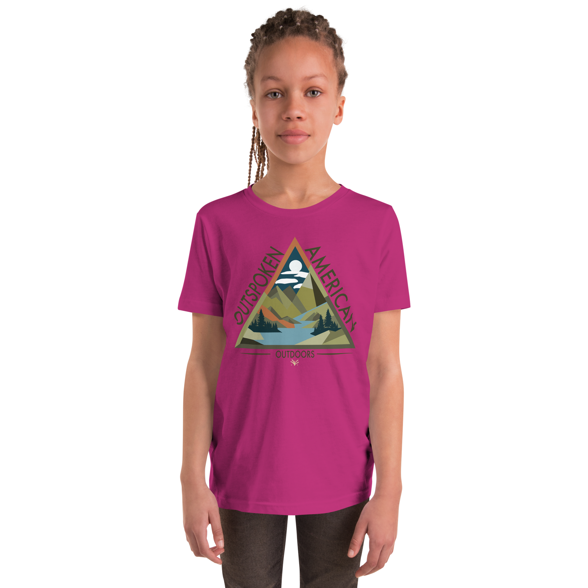 Outspoken American Outdoors (ROME Design) Youth Tee