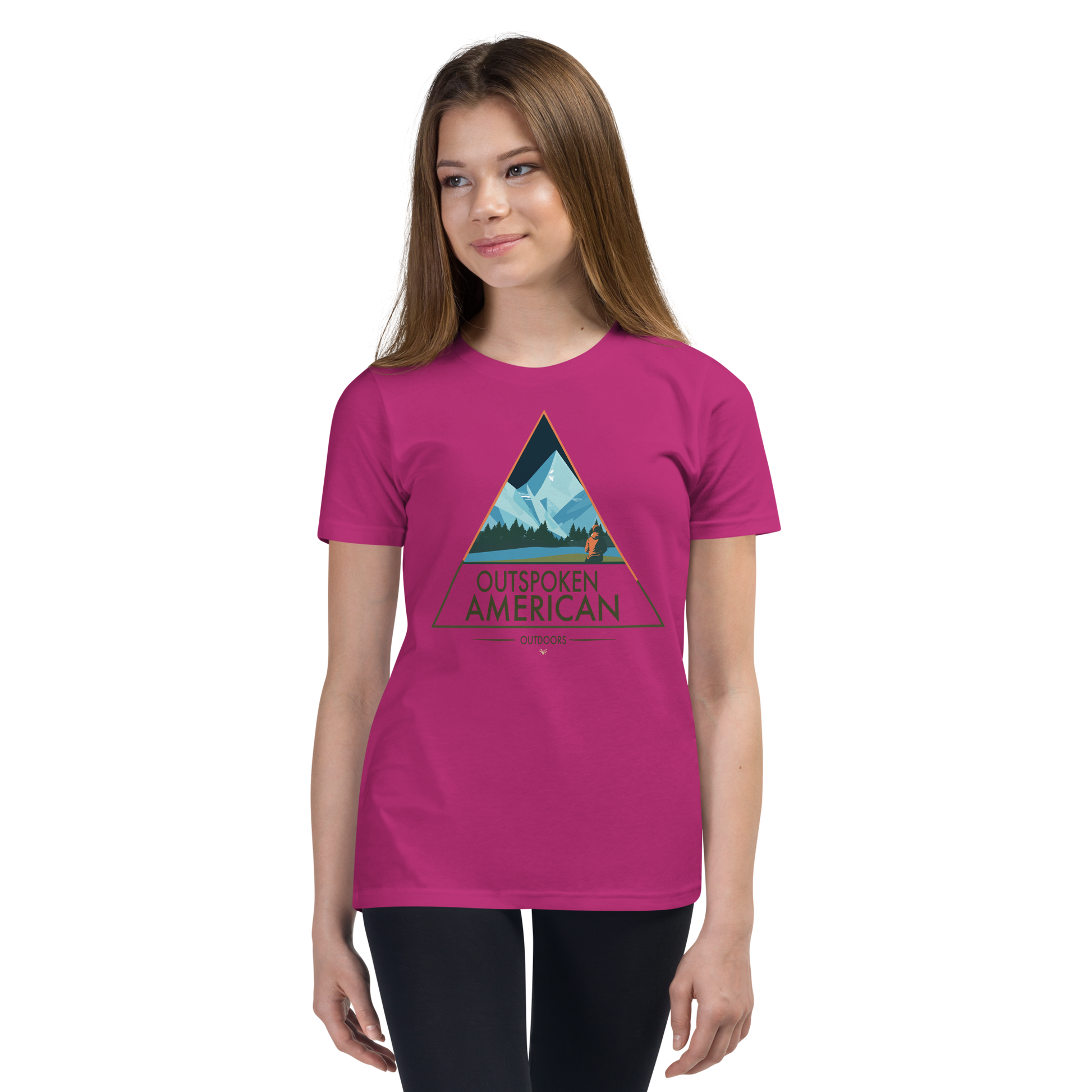 Outspoken American Outdoors (APPALACHIA Design) Youth Tee