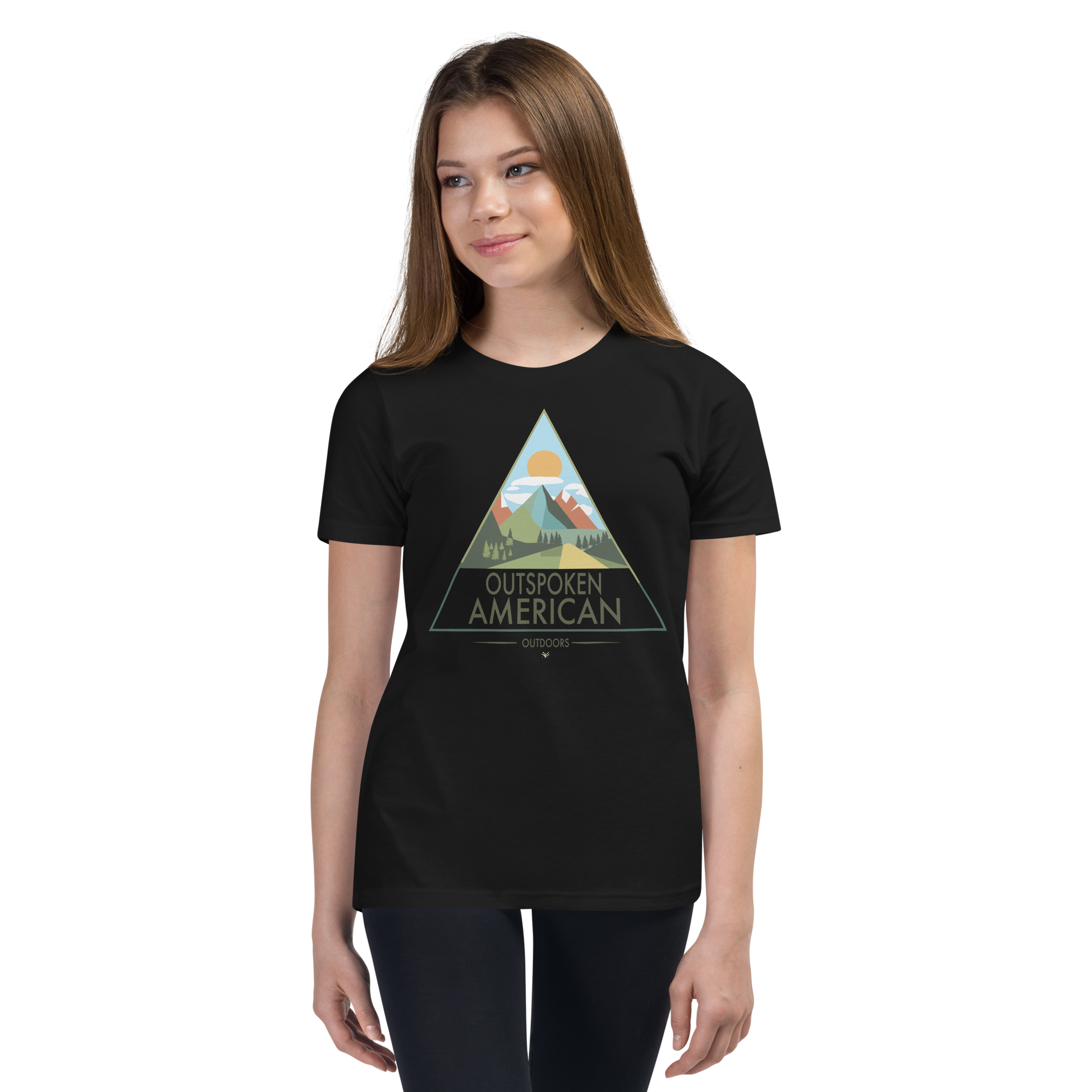 Outspoken American Outdoors (MONROE Design) Youth Tee