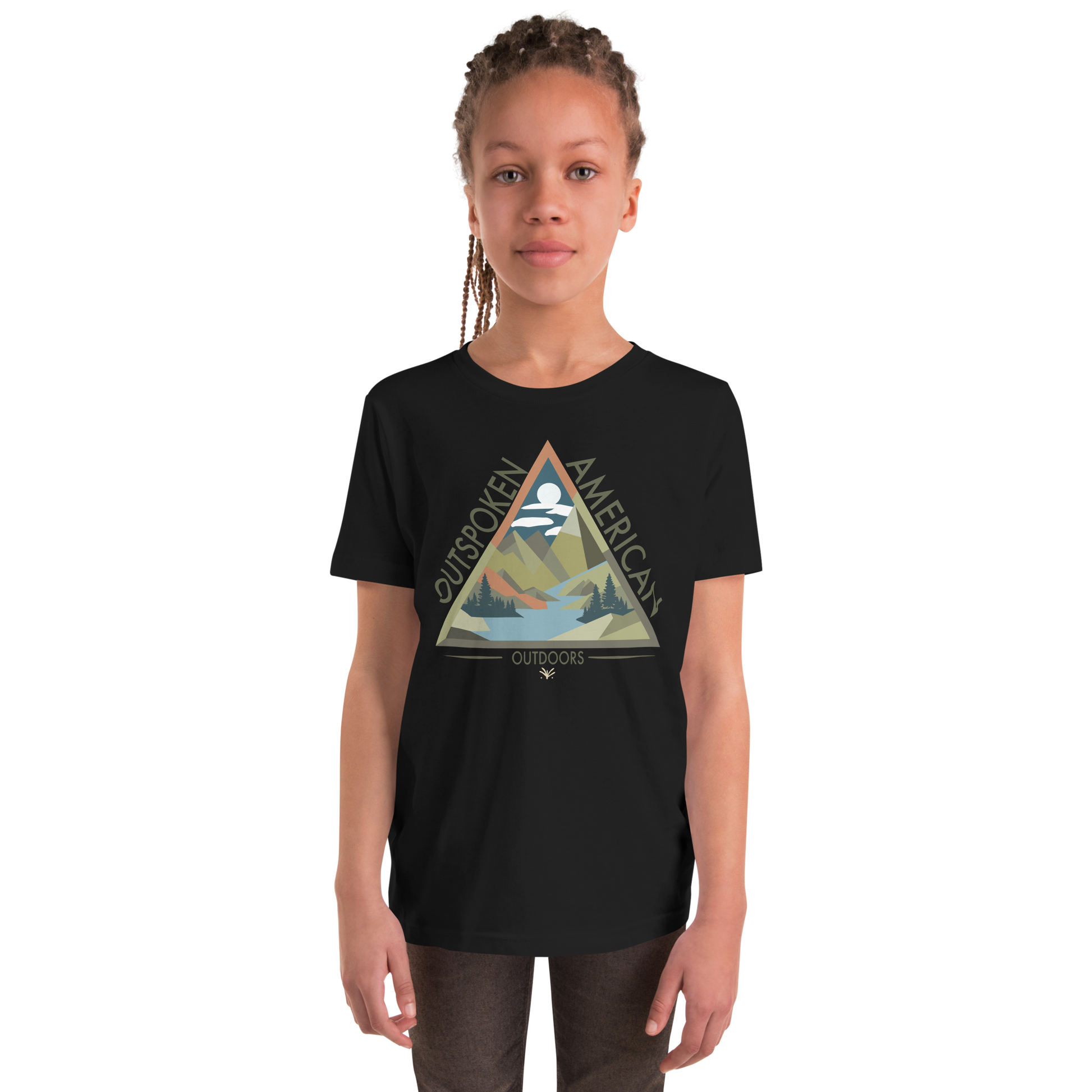 Outspoken American Outdoors (ROME Design) Youth Tee