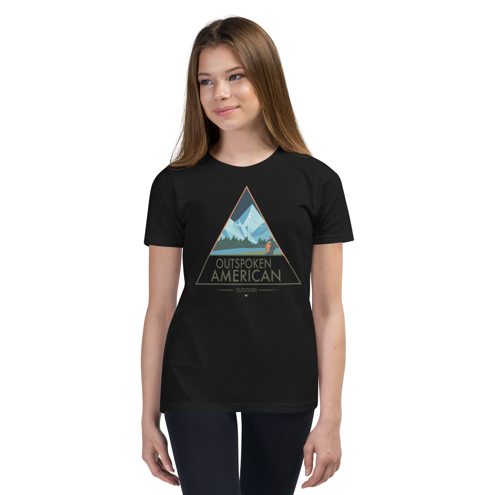 Outspoken American Outdoors (APPALACHIA Design) Youth Tee