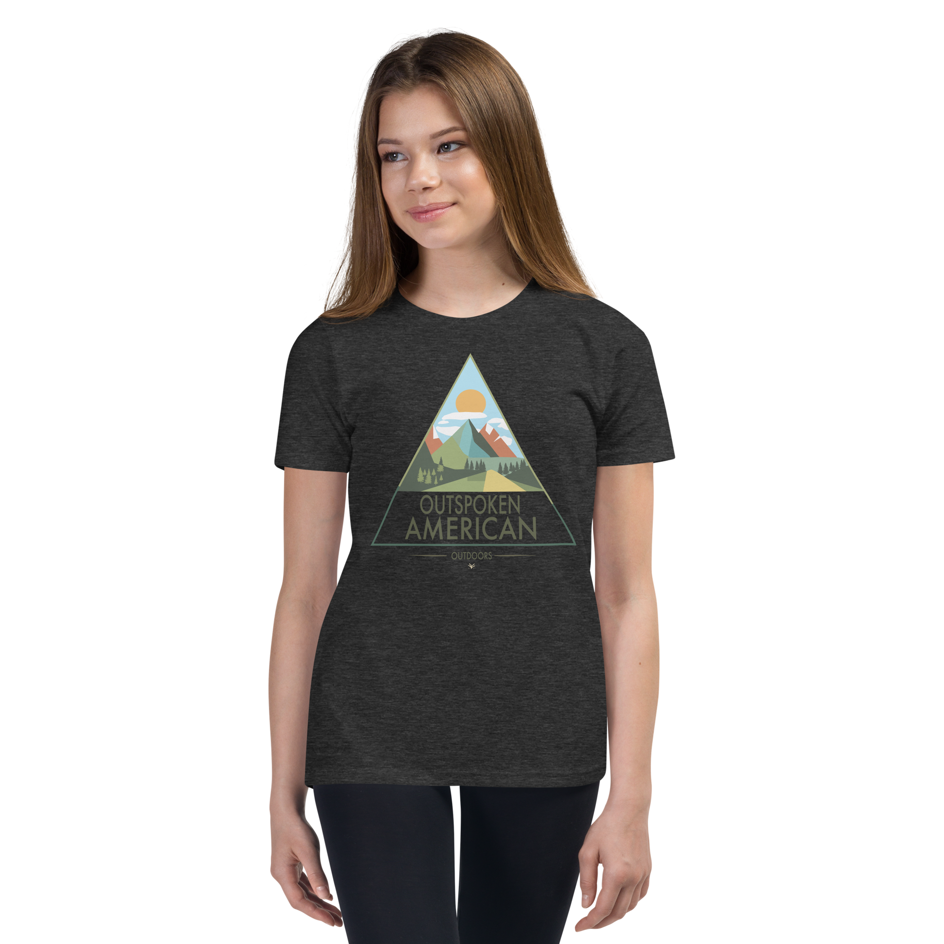 Outspoken American Outdoors (MONROE Design) Youth Tee