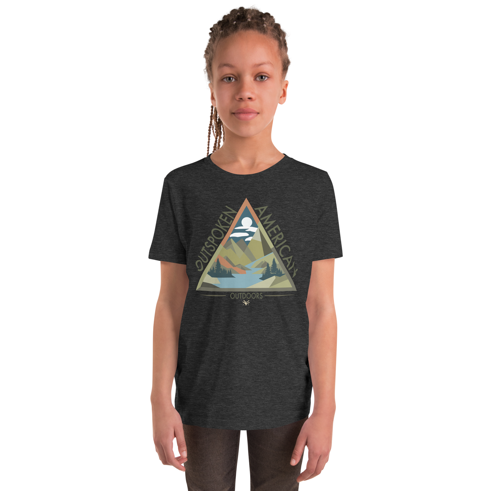 Outspoken American Outdoors (ROME Design) Youth Tee