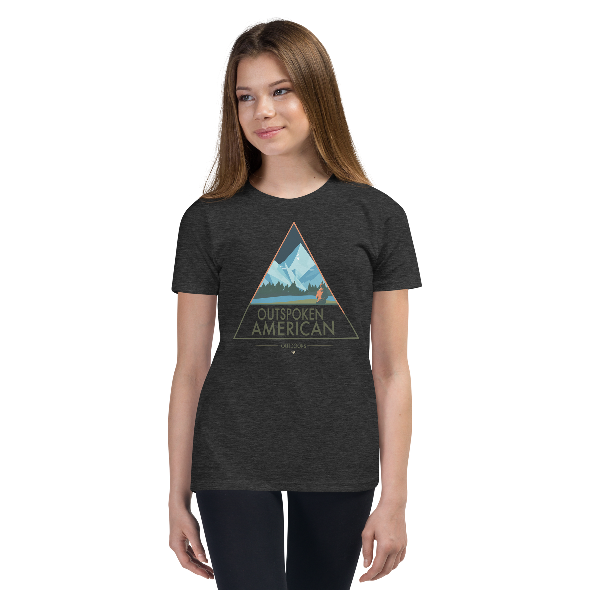 Outspoken American Outdoors (APPALACHIA Design) Youth Tee