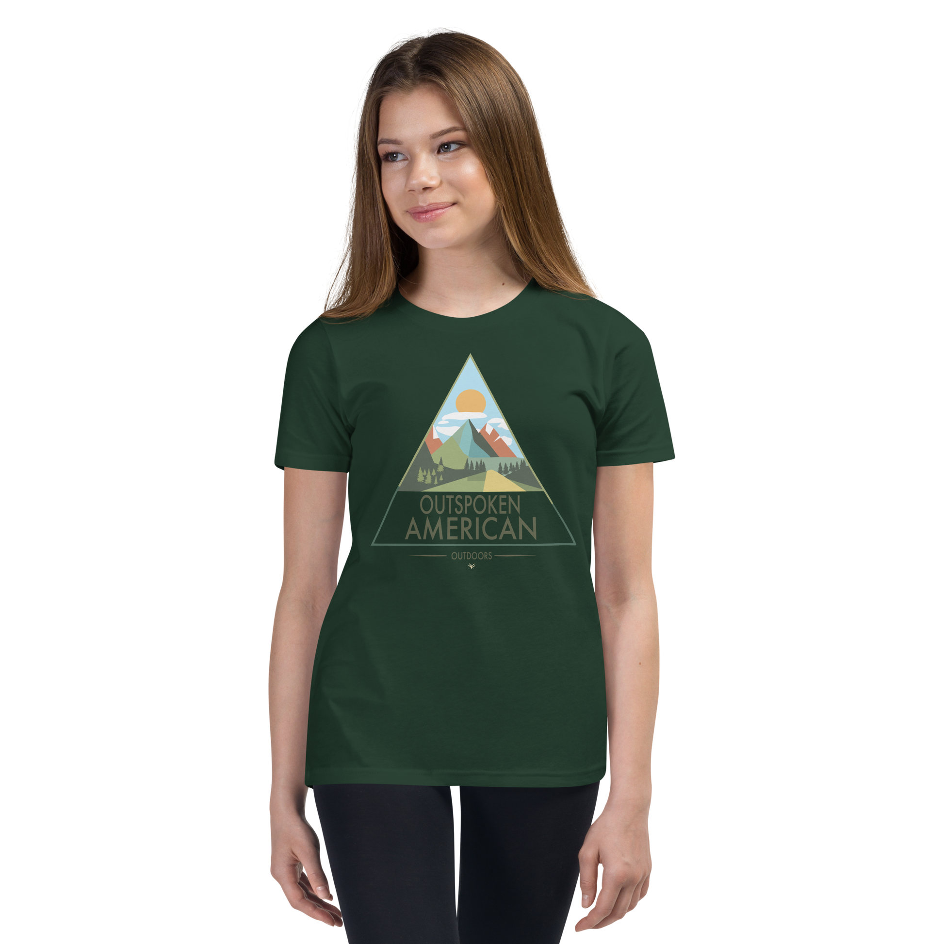 Outspoken American Outdoors (MONROE Design) Youth Tee