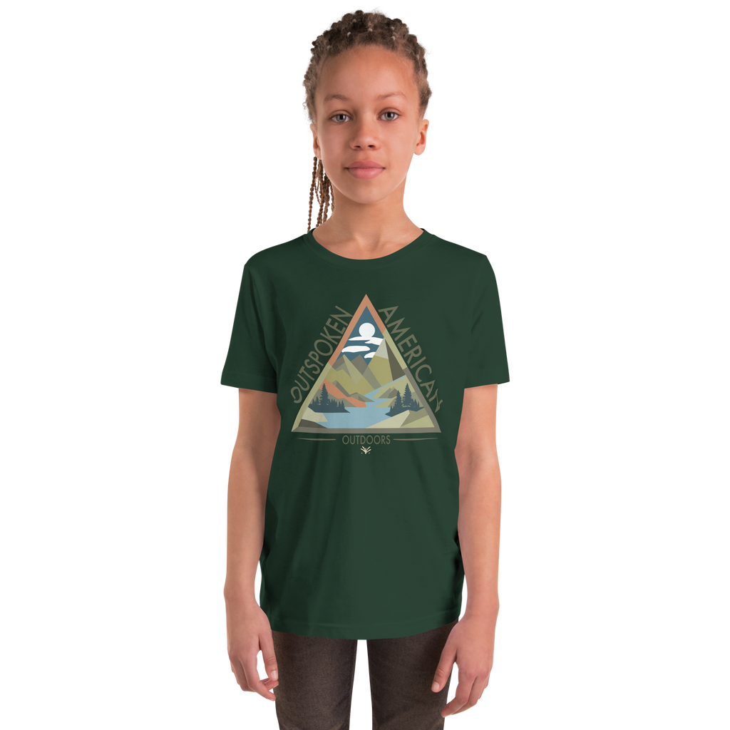 Outspoken American Outdoors (ROME Design) Youth Tee