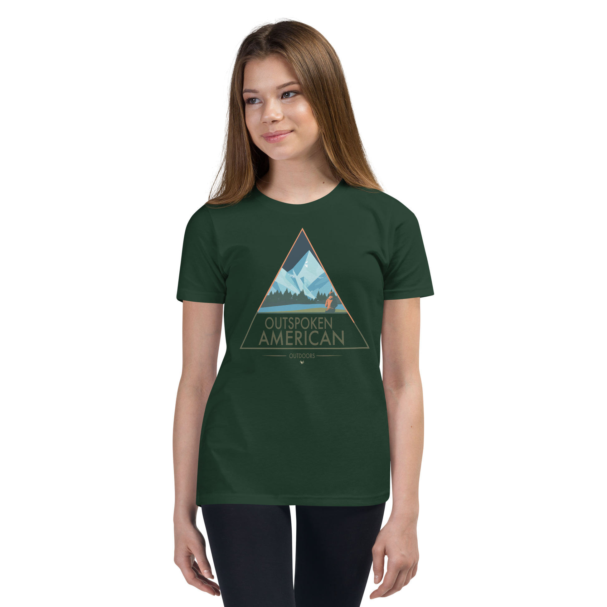 Outspoken American Outdoors (APPALACHIA Design) Youth Tee