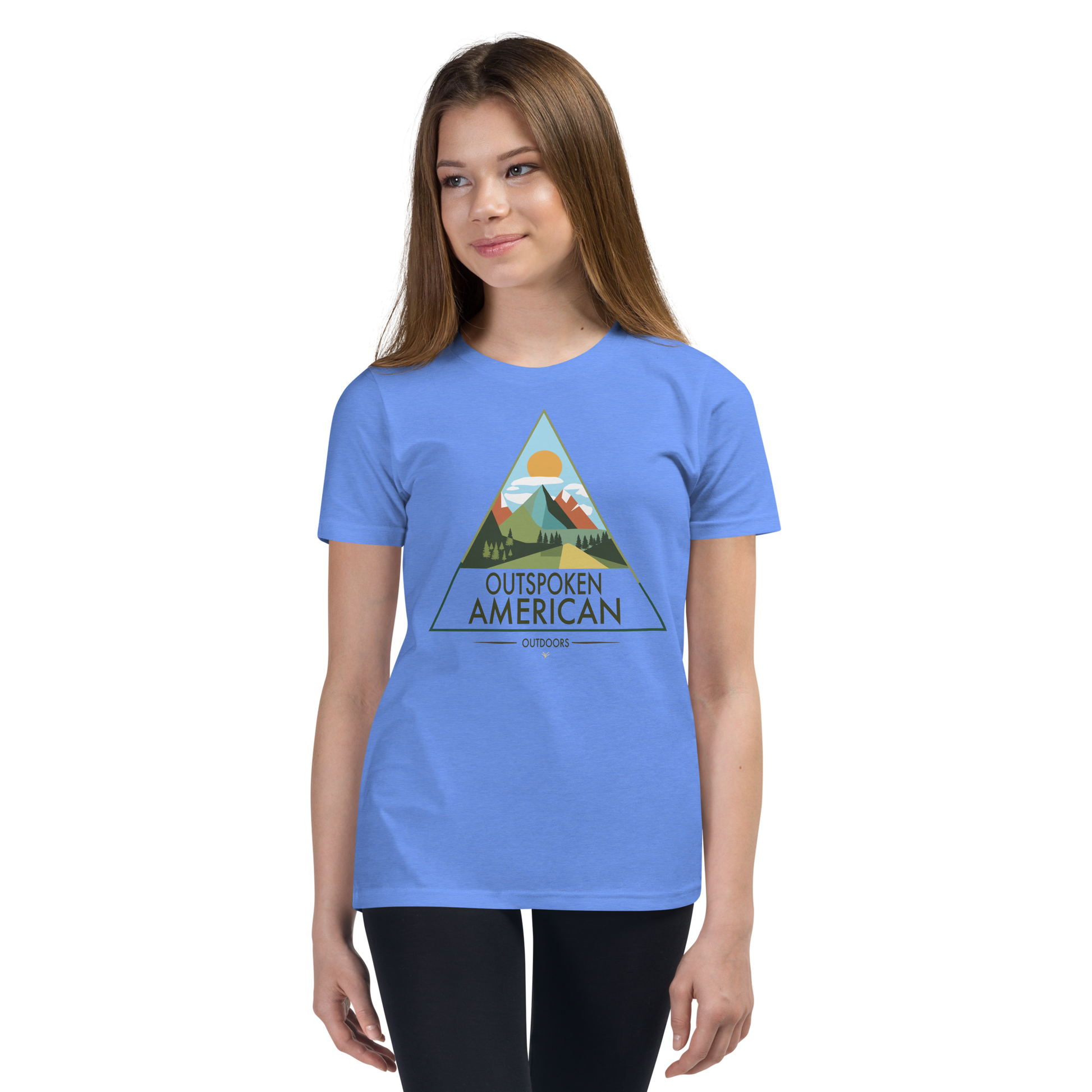 Outspoken American Outdoors (MONROE Design) Youth Tee