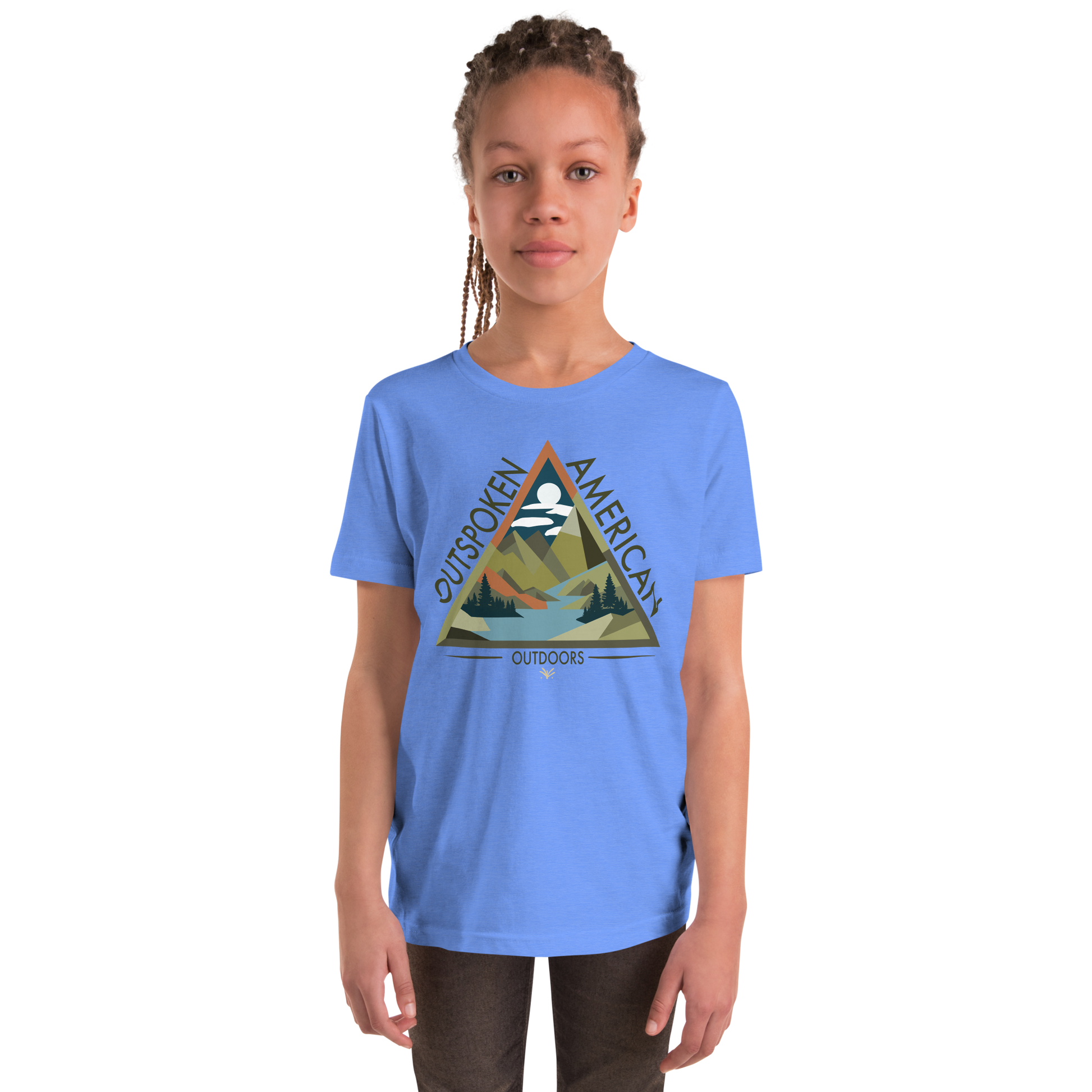 Outspoken American Outdoors (ROME Design) Youth Tee
