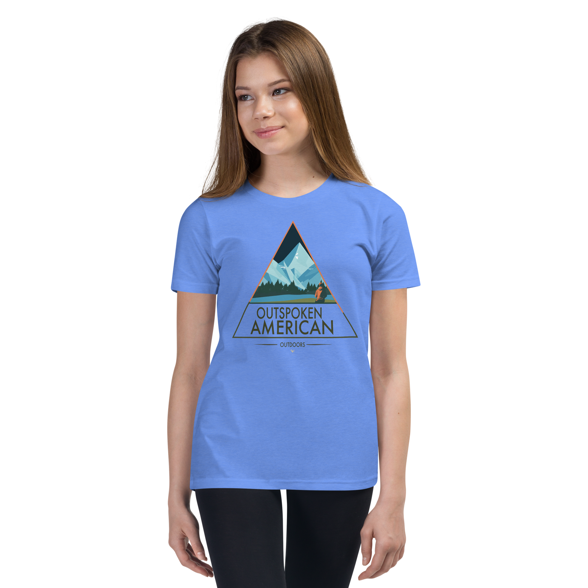 Outspoken American Outdoors (APPALACHIA Design) Youth Tee