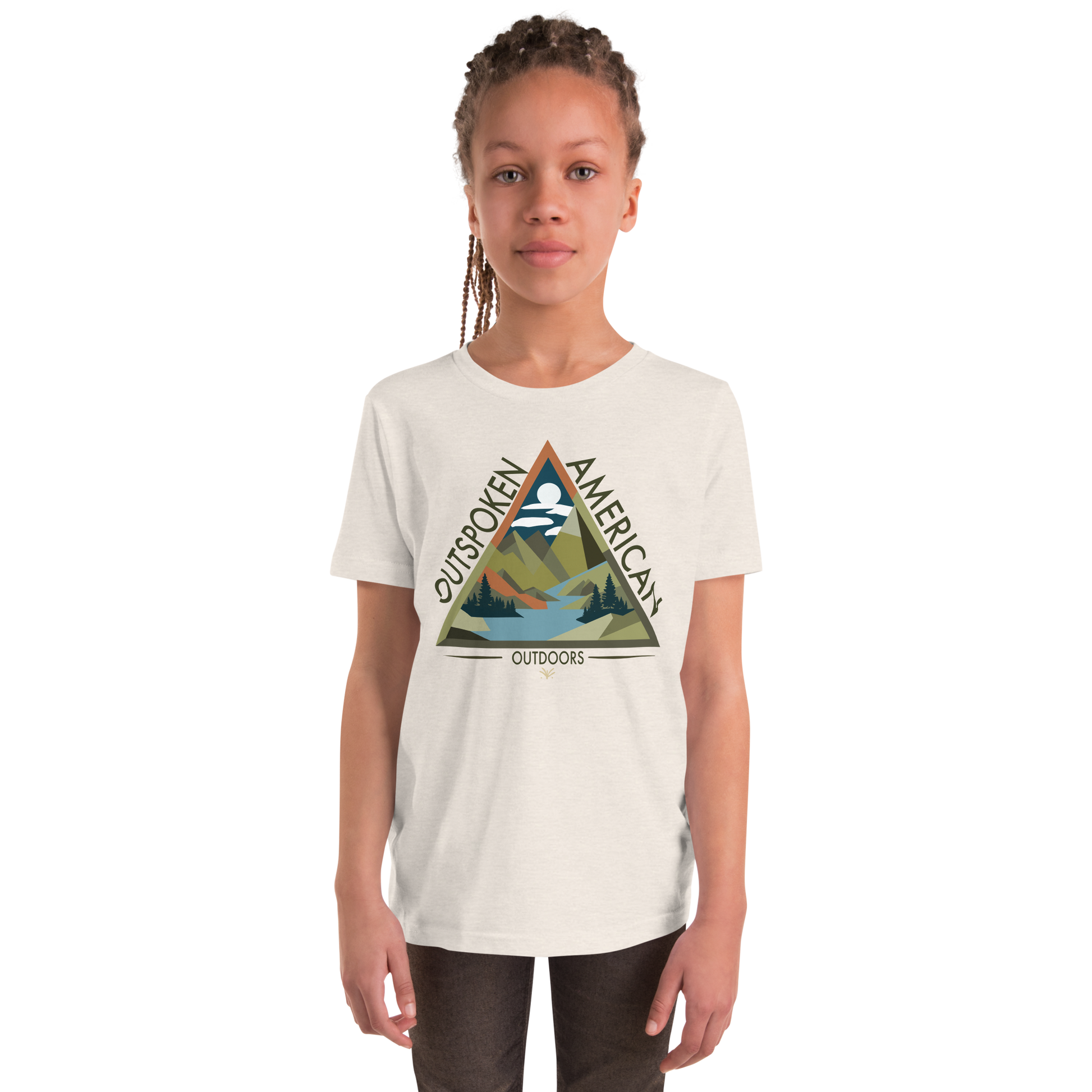 Outspoken American Outdoors (ROME Design) Youth Tee