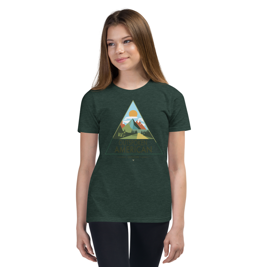 Outspoken American Outdoors (MONROE Design) Youth Tee